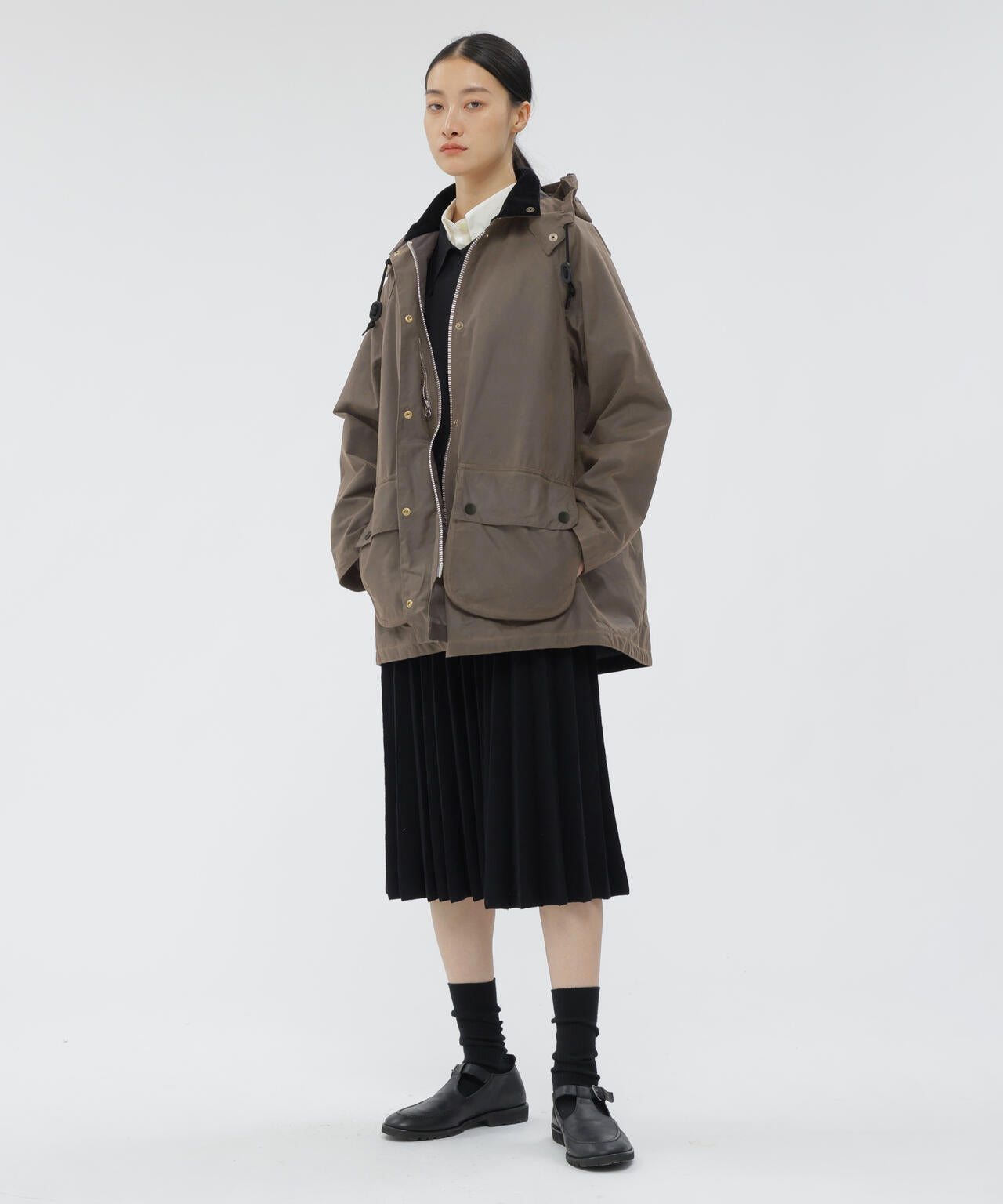 KNITTED FINE WOOL SKIRT | MARGARET HOWELL（マーガレット・ハウエル