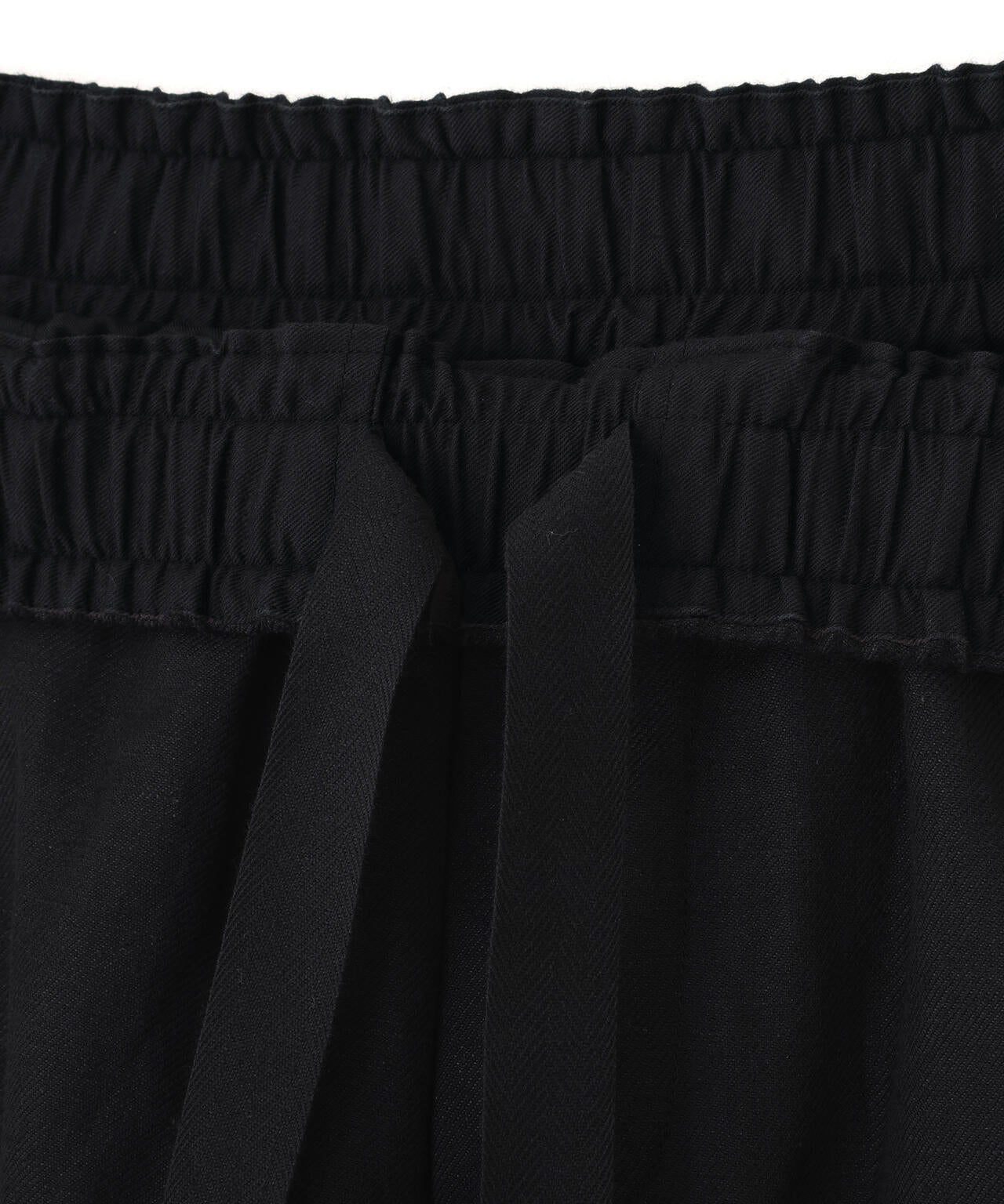 WOOL LINEN TWILL TROUSERS