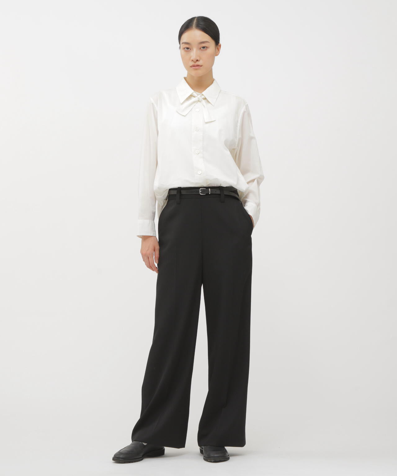 FLUID WOOL TROUSERS