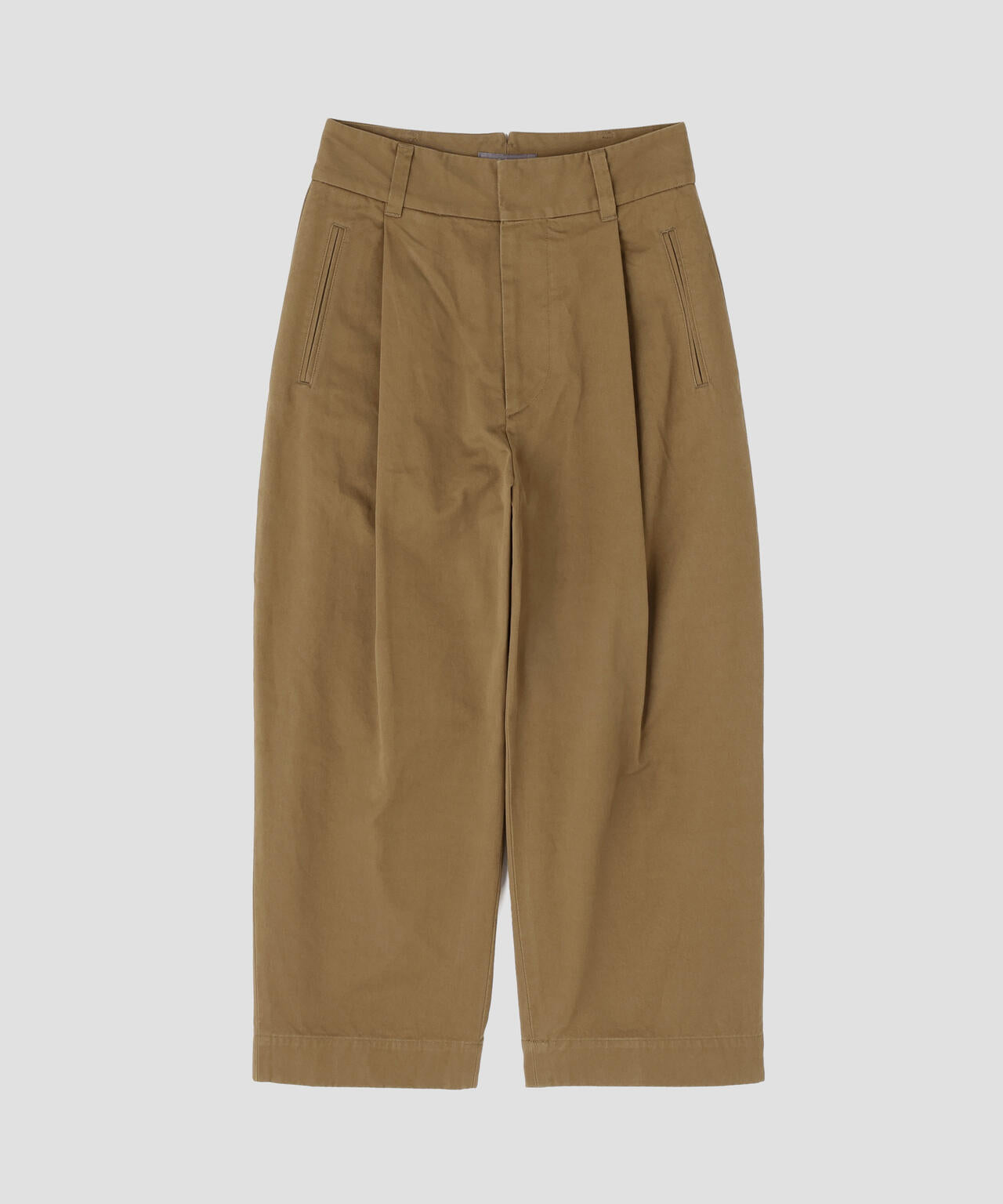 極美品 マーガレットハウエル 25SS ウォッシュドコットンツイル トラウザー WASHED CHINO COTTON TROUSERS | MARGARET HOWELL（マーガレット