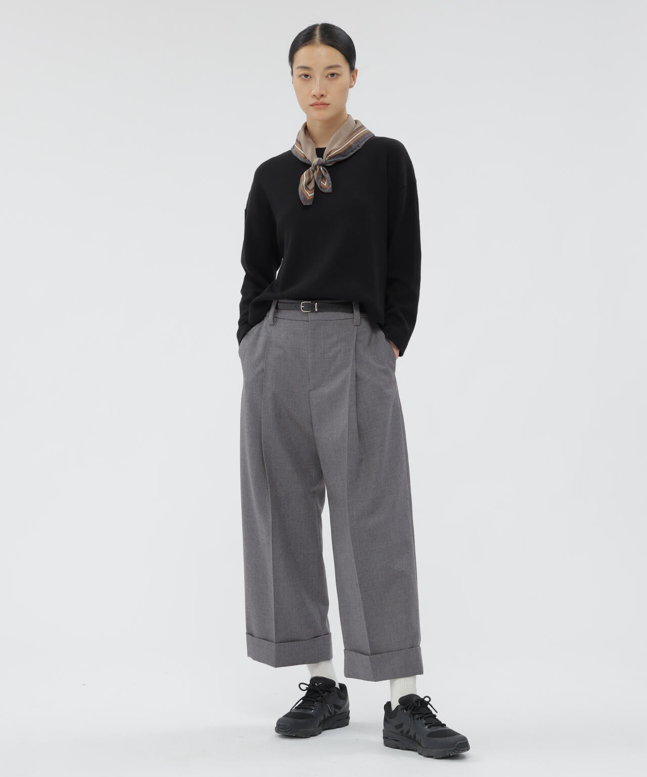 FLANNEL WOOL TROUSERS