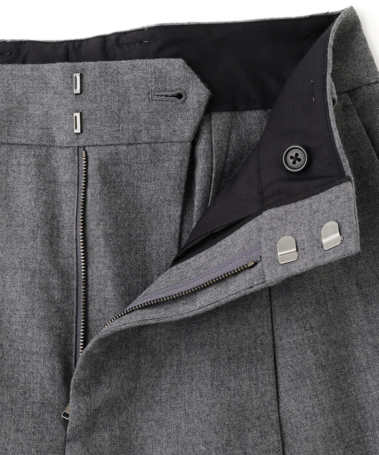 FLANNEL WOOL TROUSERS