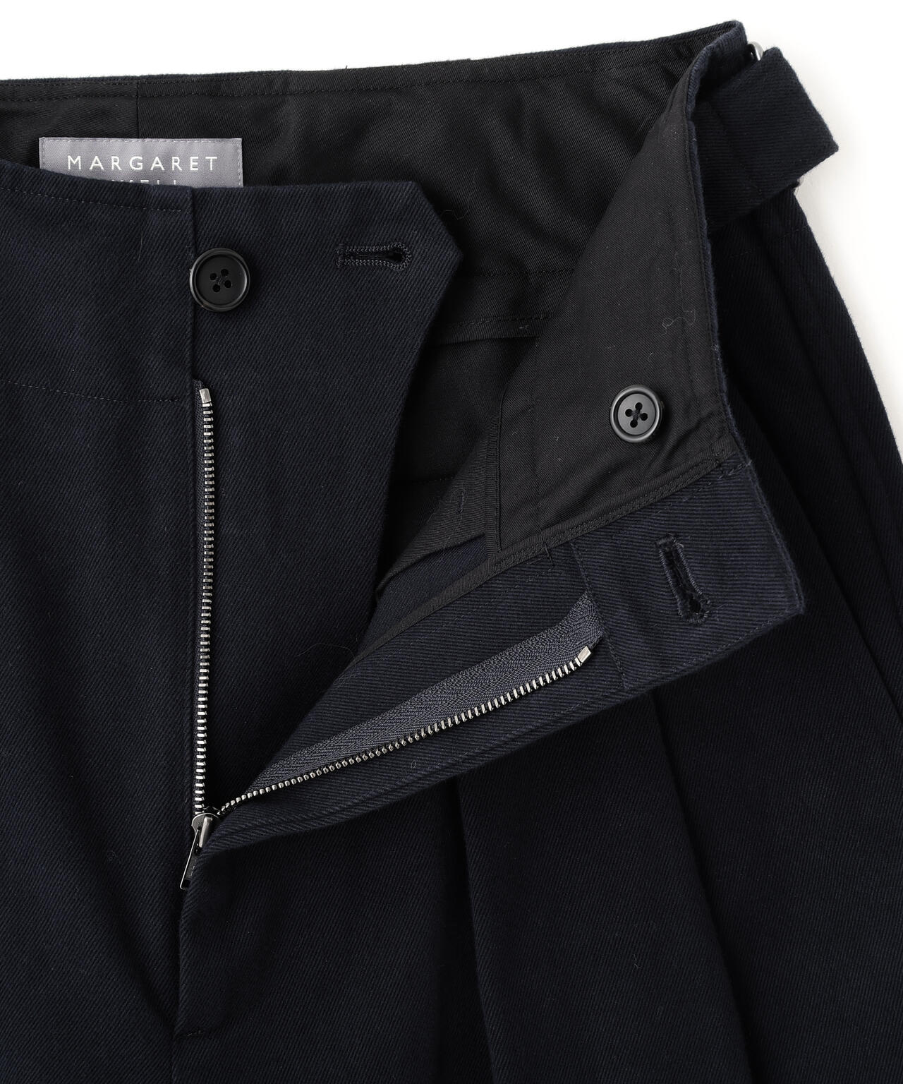 BRUSHED COTTON TWILL TROUSERS