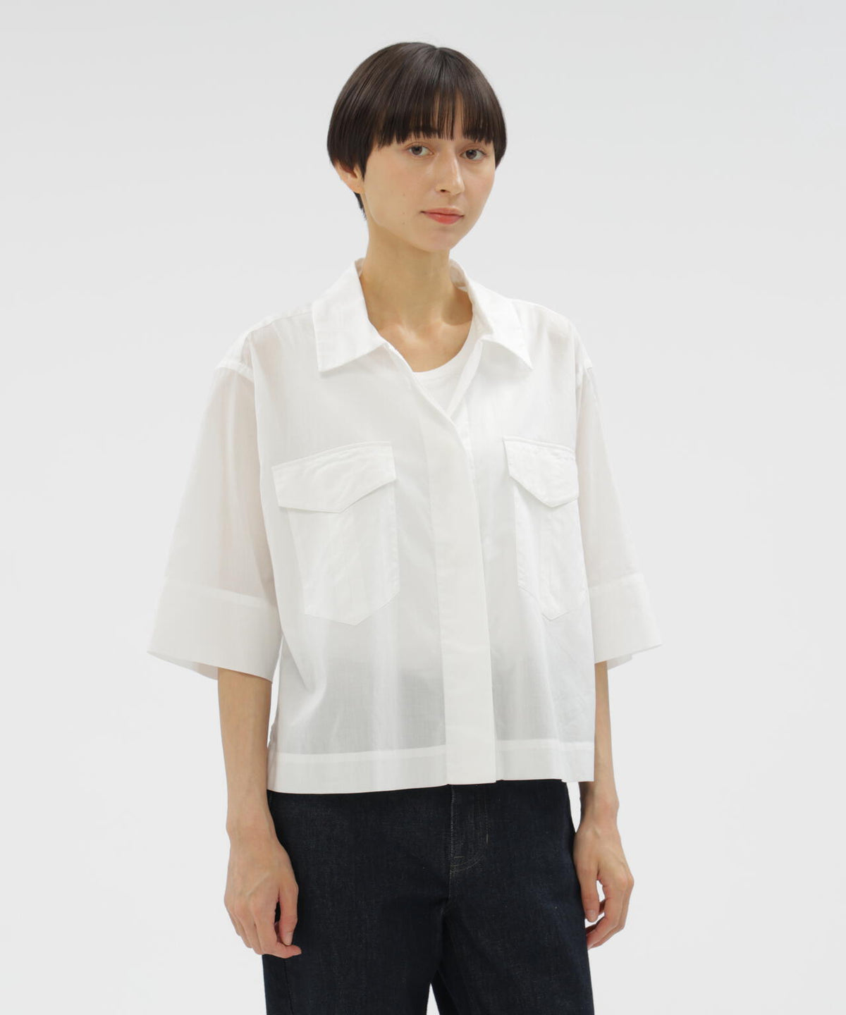 SOFT WASHED COTTON SHIRT | MARGARET HOWELL（マーガレット・ハウエル 