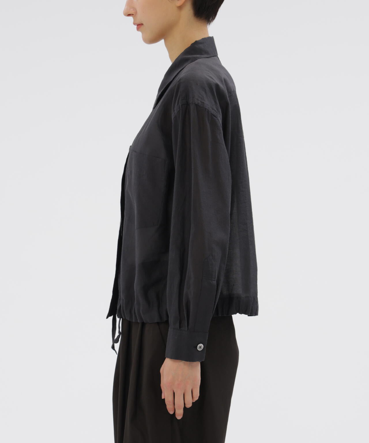 SHEER COTTON SILK SHIRT