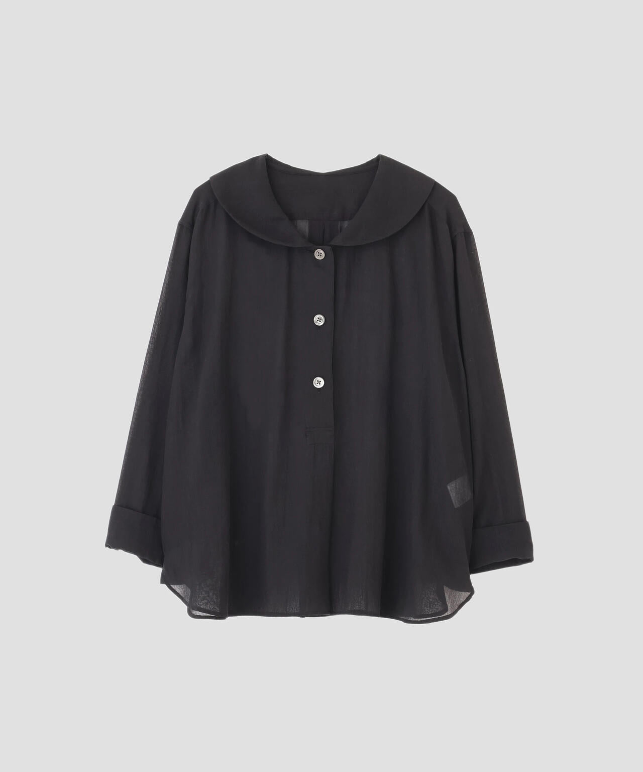 COTTON SILK CHIFFON SHIRT