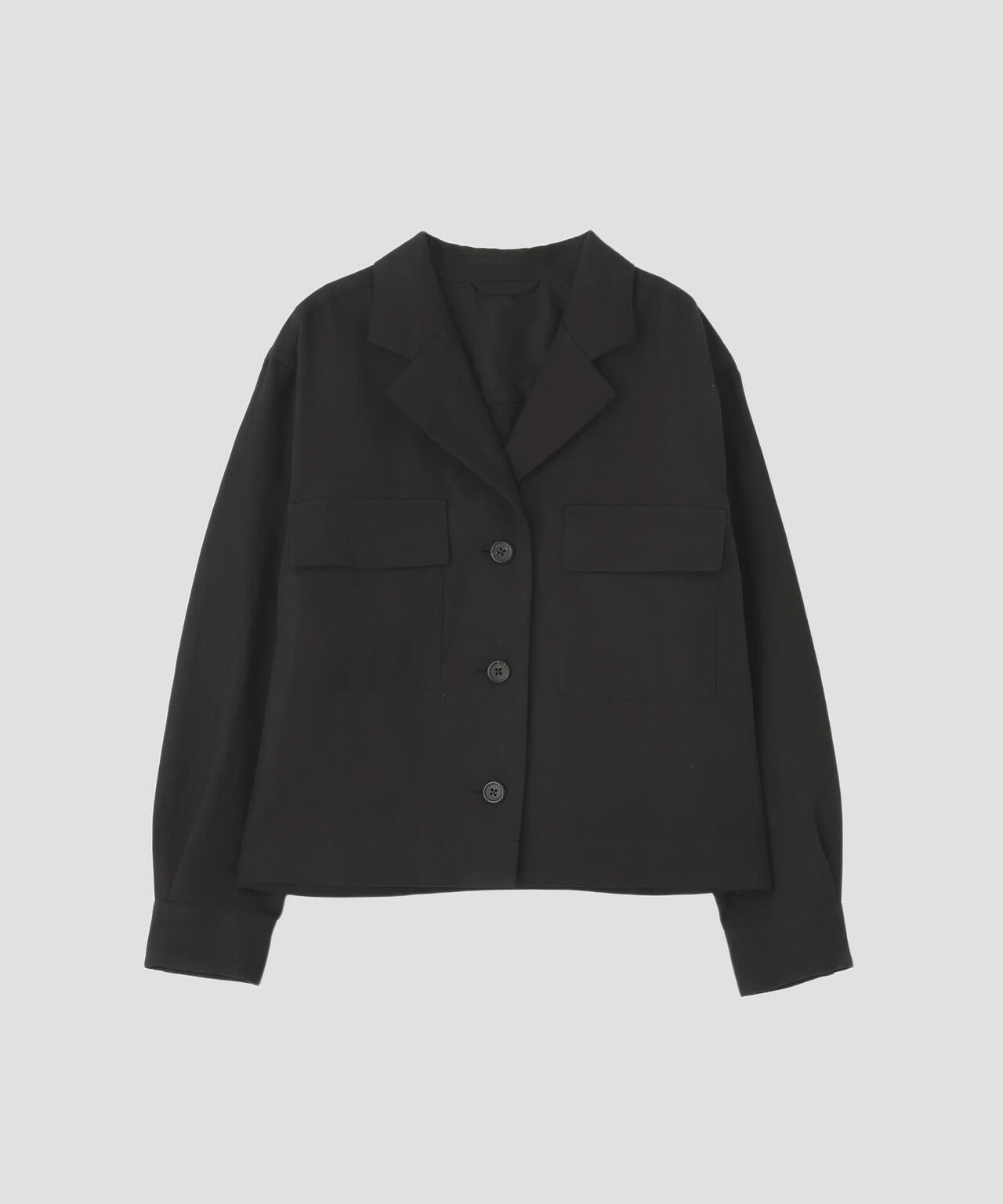 WOOL LINEN TWILL SHIRT