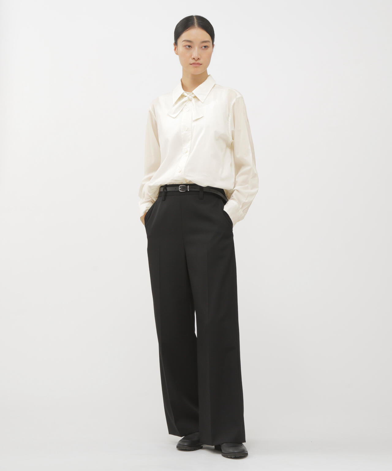WASHED COTTON POPLIN SHIRT | MARGARET HOWELL（マーガレット