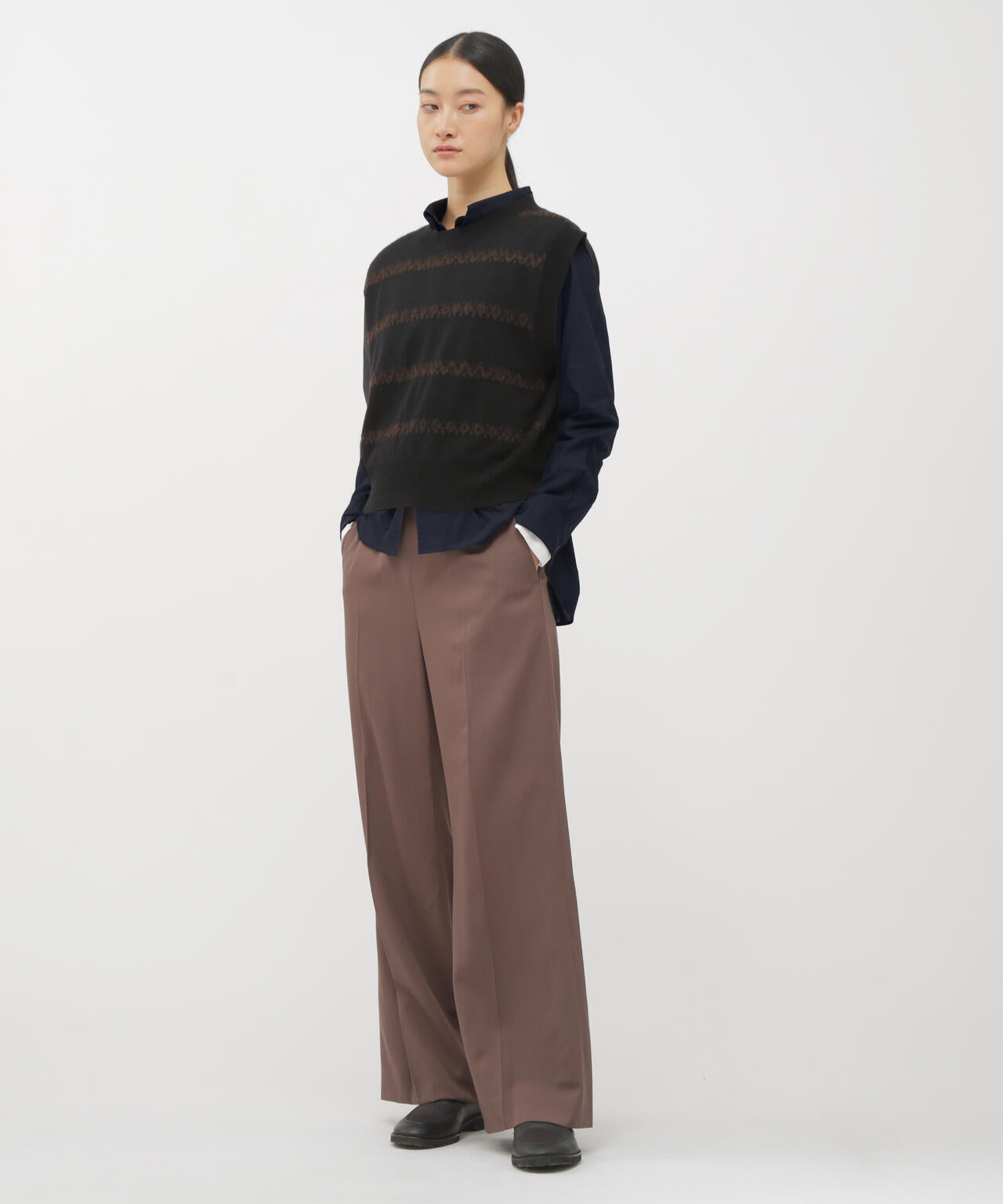 WASHED COTTON POPLIN SHIRT | MARGARET HOWELL（マーガレット