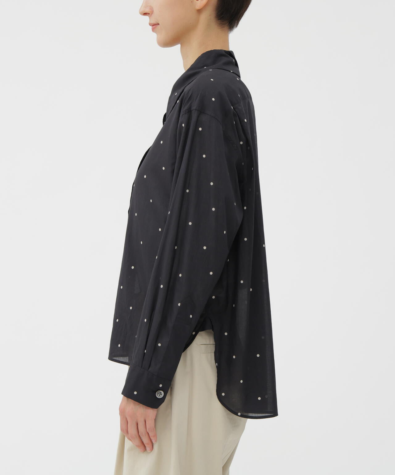 COTTON POLKA DOT SHIRT | MARGARET HOWELL（マーガレット