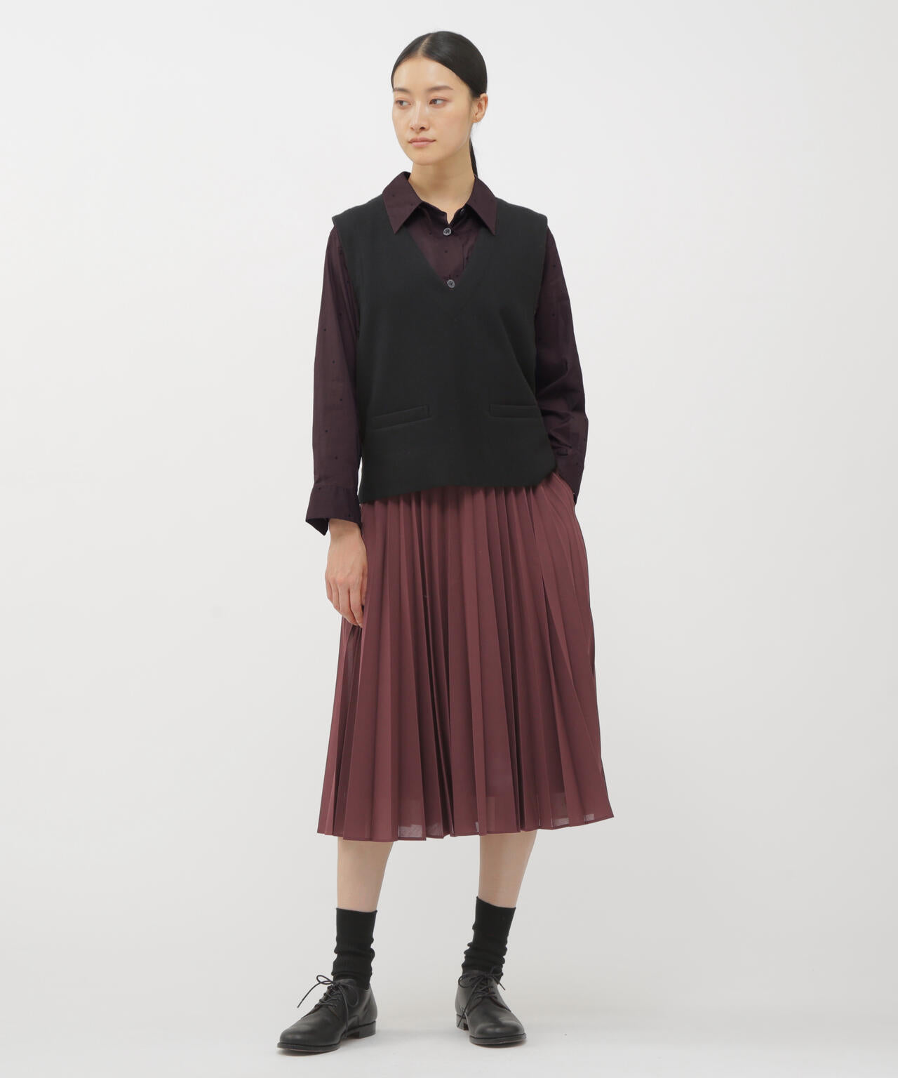 COTTON POLKA DOT SHIRT | MARGARET HOWELL（マーガレット・ハウエル