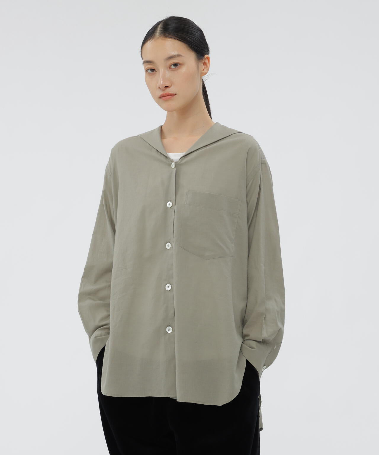 SOFT COTTON CASHMERE SHIRT