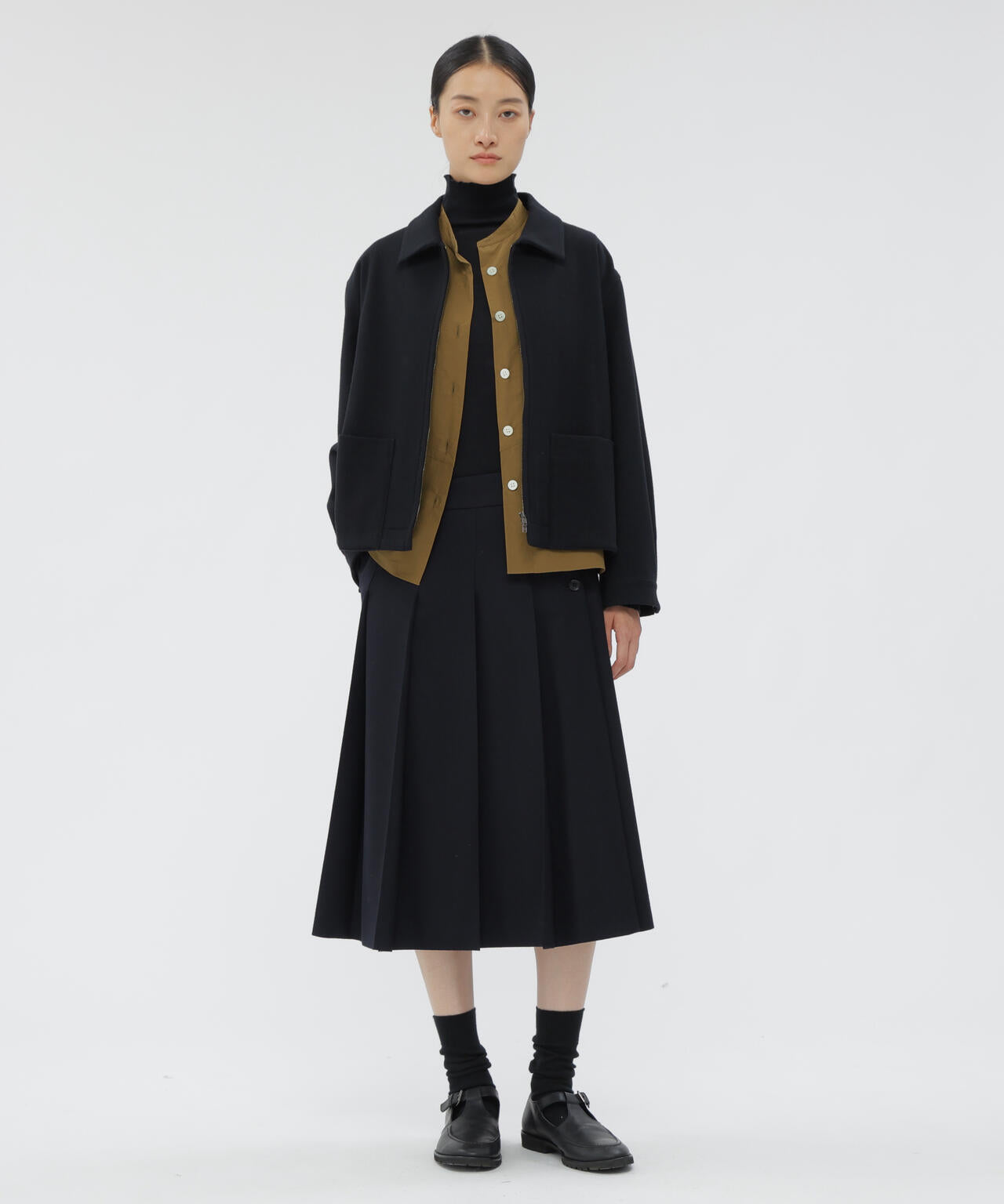 COTTON WOOL POPLIN SHIRT | MARGARET HOWELL（マーガレット・ハウエル