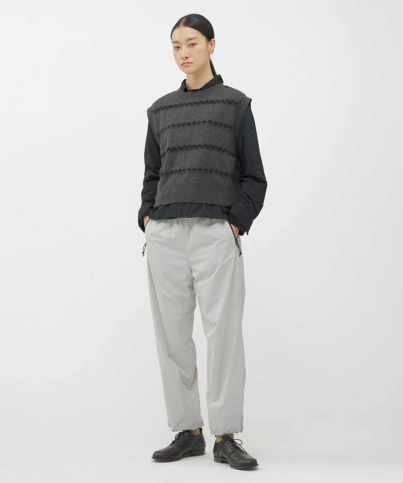 RECYCLE NYLON LIGHT POPLIN SHIRT