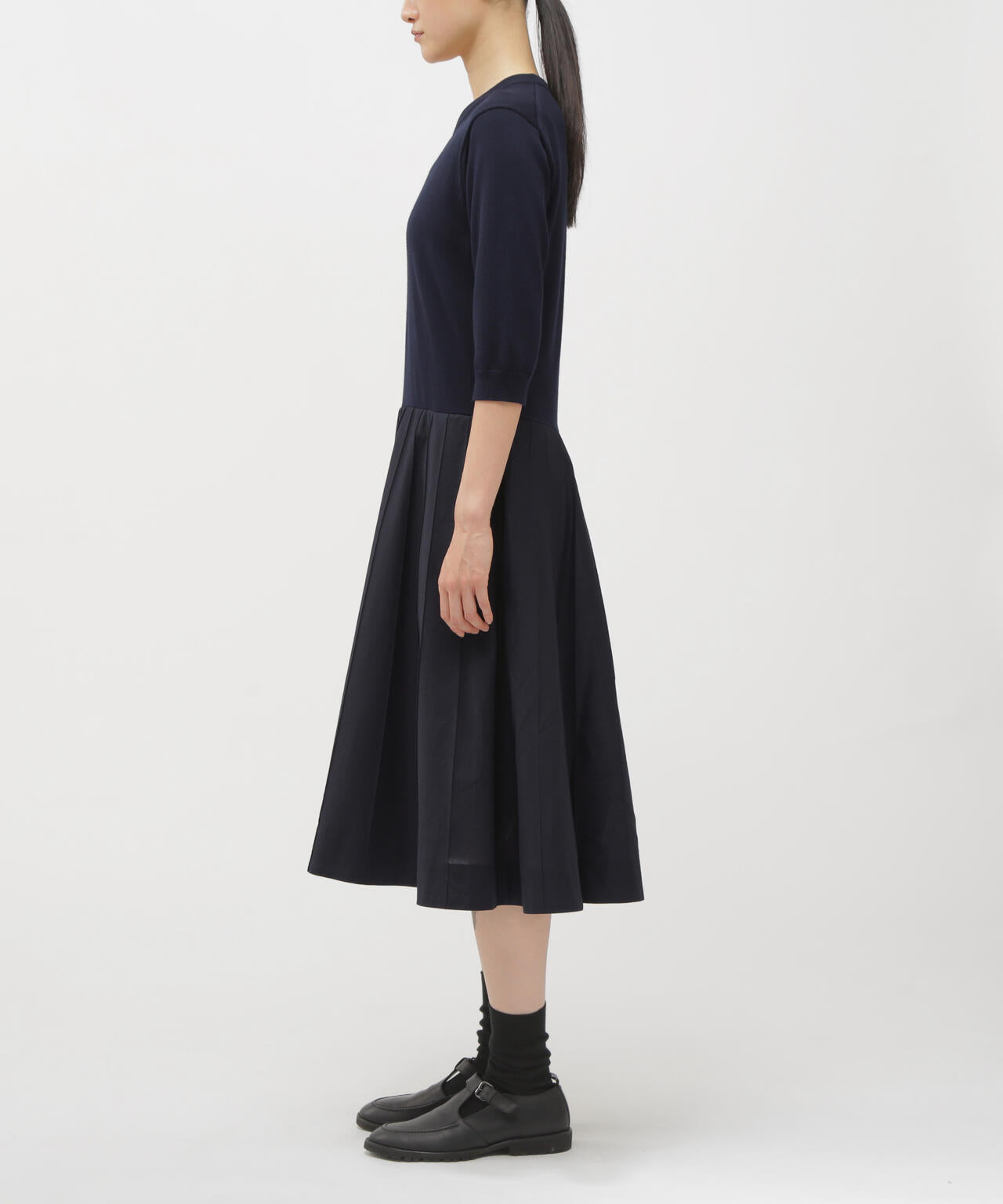 SOFT COTTON SILK DRESS