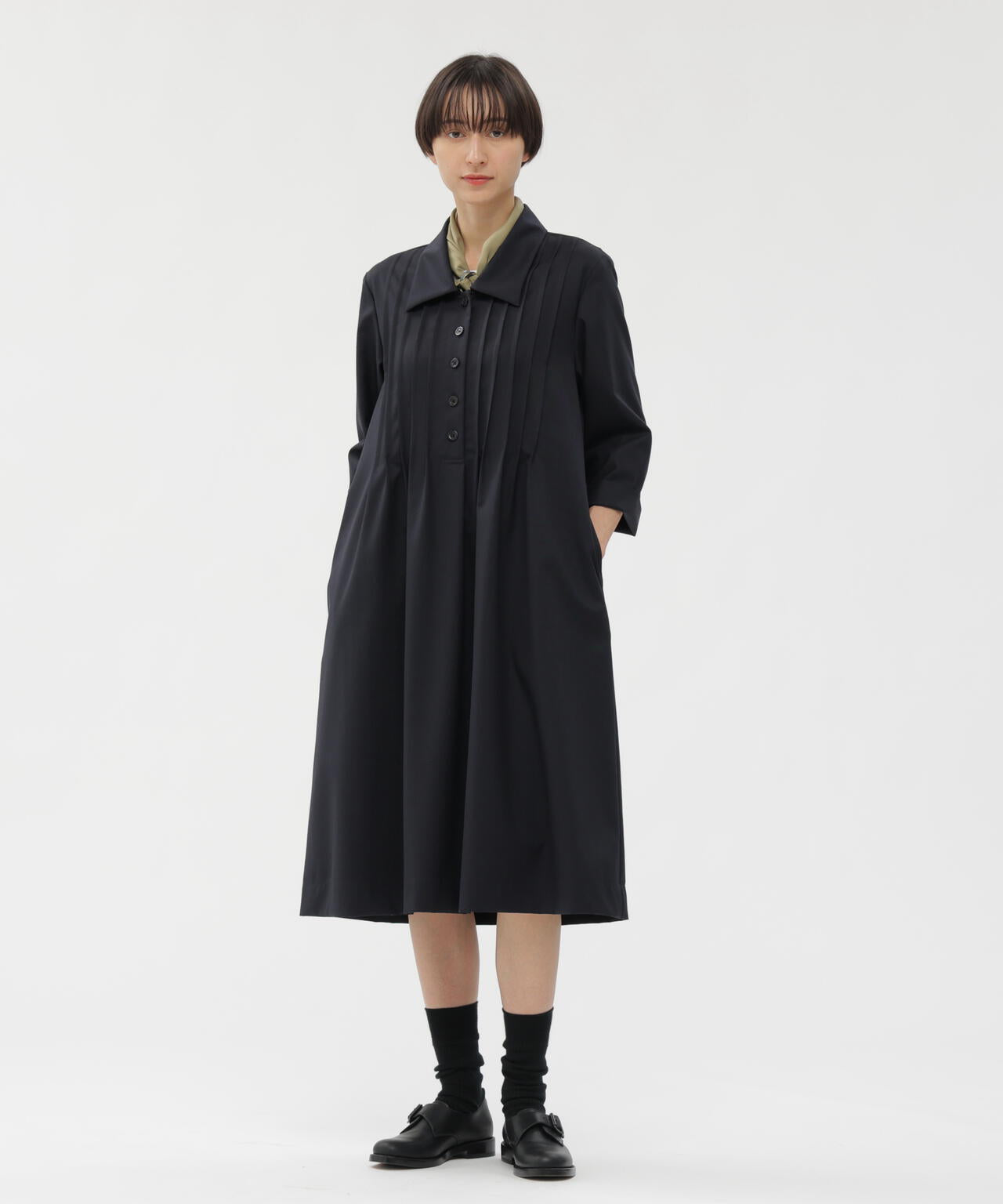 FINE WOOL TWILL DRESS | MARGARET HOWELL（マーガレット・ハウエル