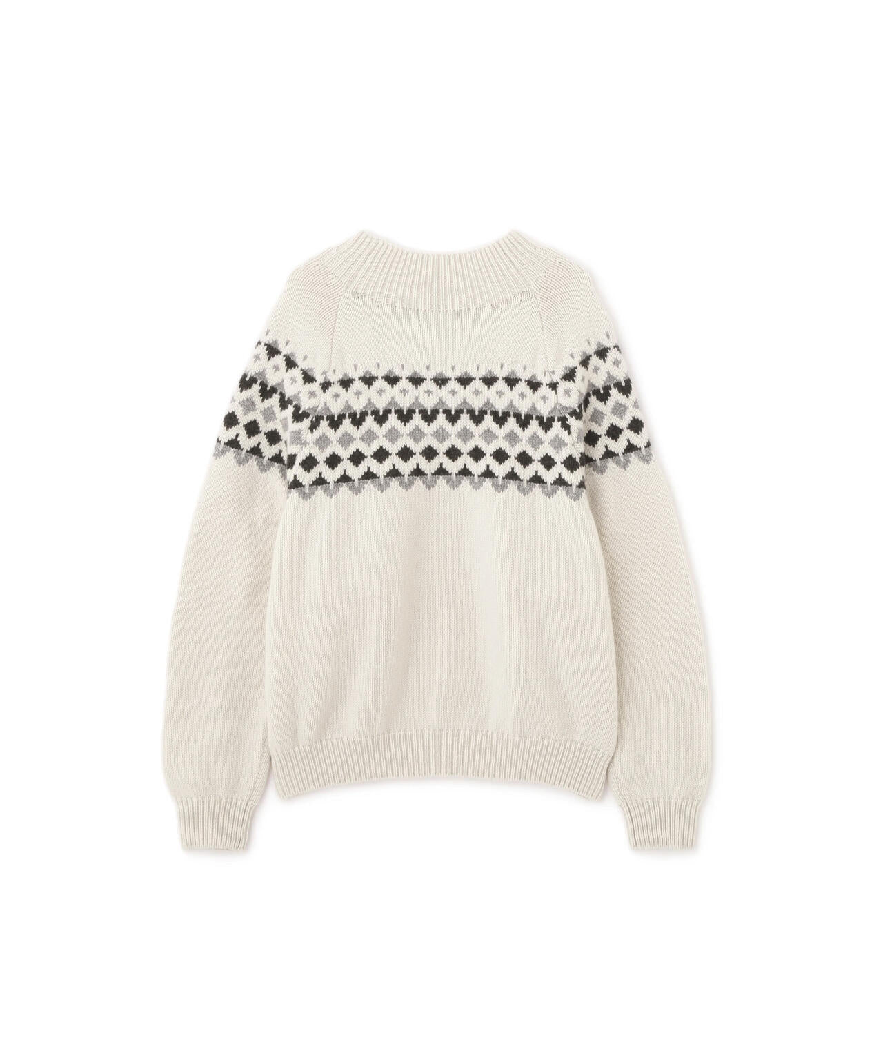 WOOL CASHMERE SILK FAIRISLE KNITWEAR