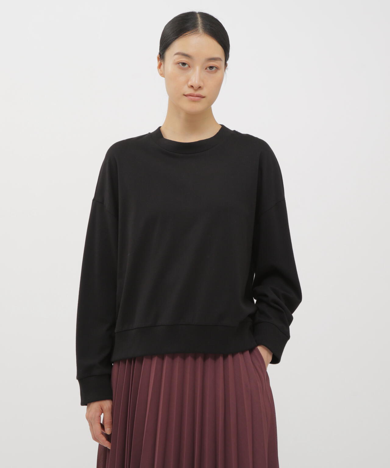 DENSE COTTON JERSEY TOP | MARGARET HOWELL（マーガレット