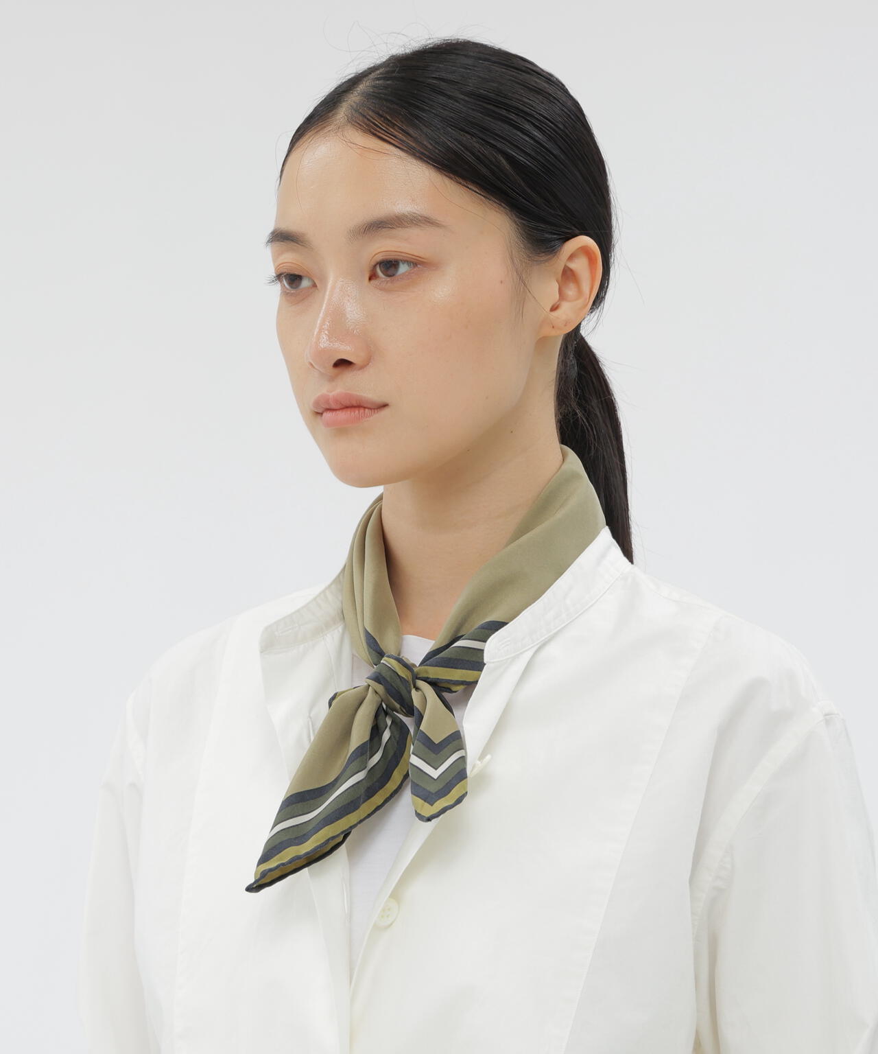 ARCHIVE BORDER SCARF | MARGARET HOWELL（マーガレット