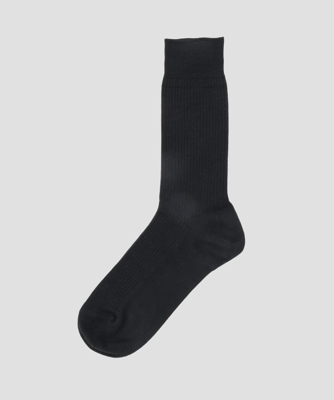 FINE COTTON RIB SOCKS