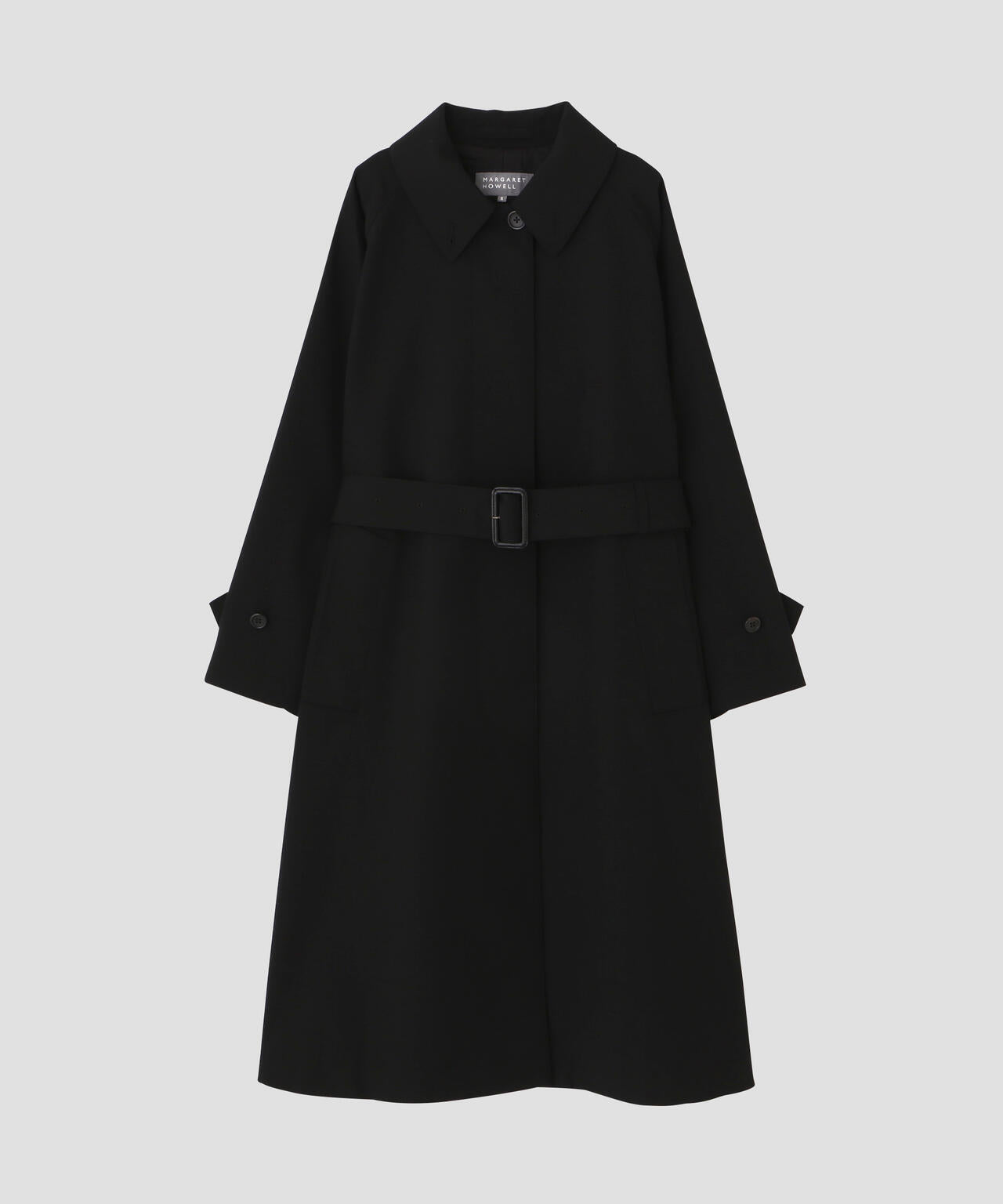 WOOL POPLIN COAT