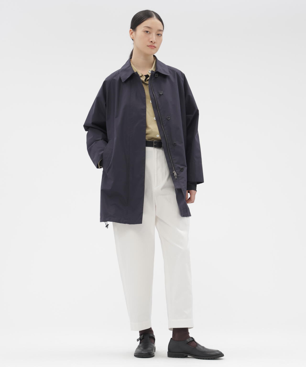 DENSE COTTON NYLON POPLIN COAT | MARGARET HOWELL（マーガレット