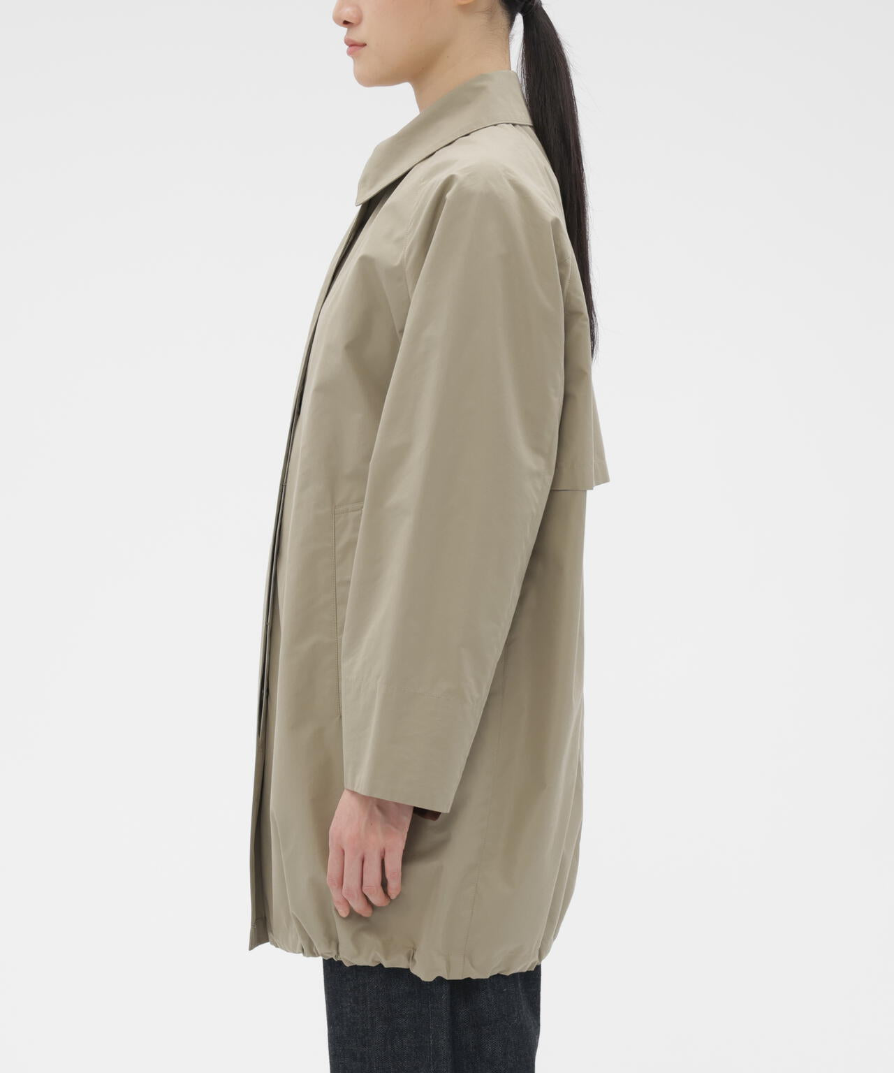 DENSE COTTON NYLON POPLIN COAT | MARGARET HOWELL（マーガレット