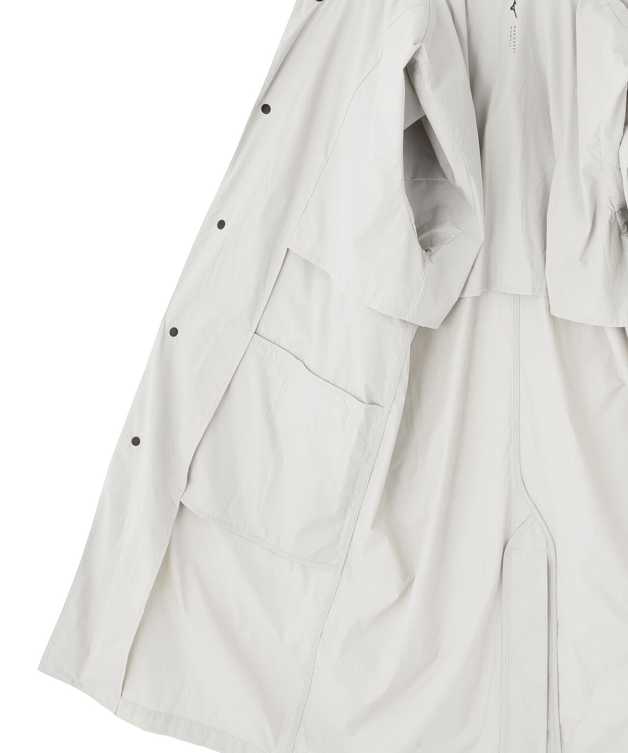 RECYCLED NYLON COMPACT RIPSTOP COAT
