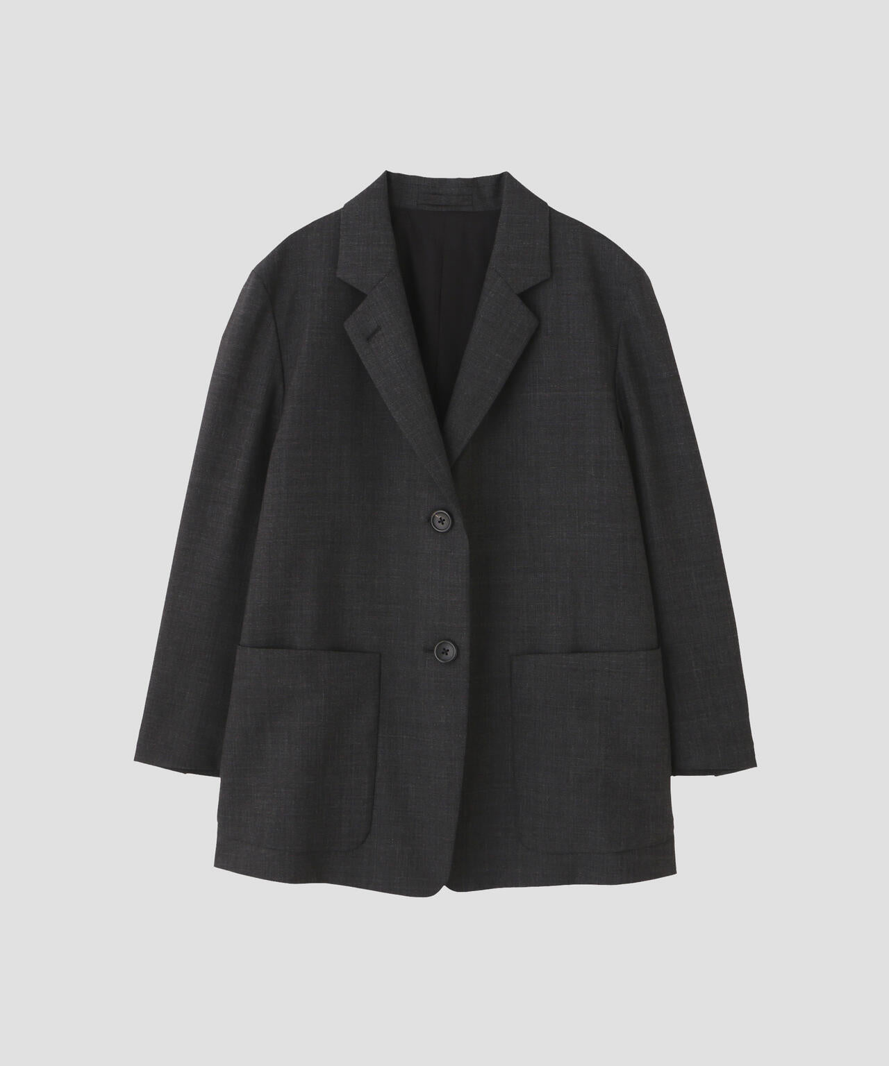 CRISP WOOL PLAINWEAVE JACKET