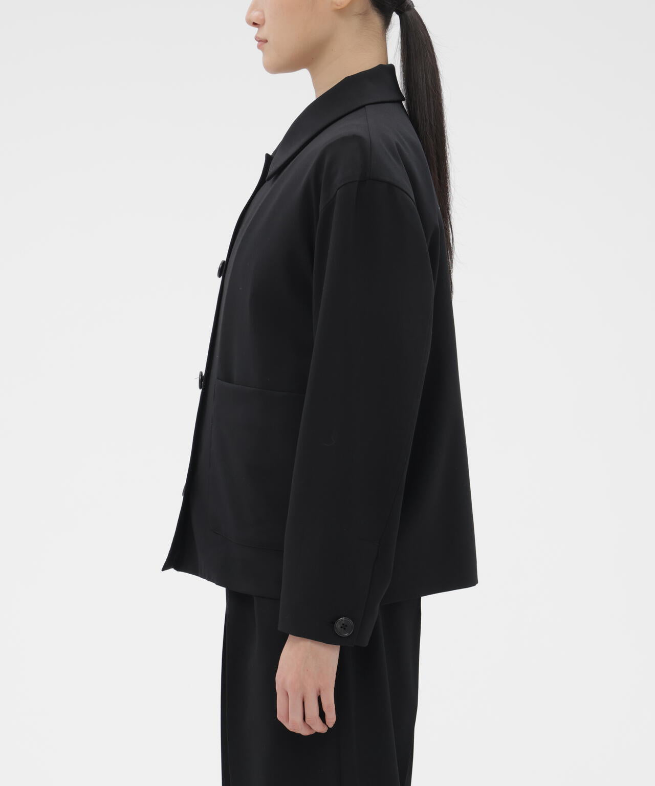 FINE WOOL POPLIN JACKET | MARGARET HOWELL（マーガレット・ハウエル