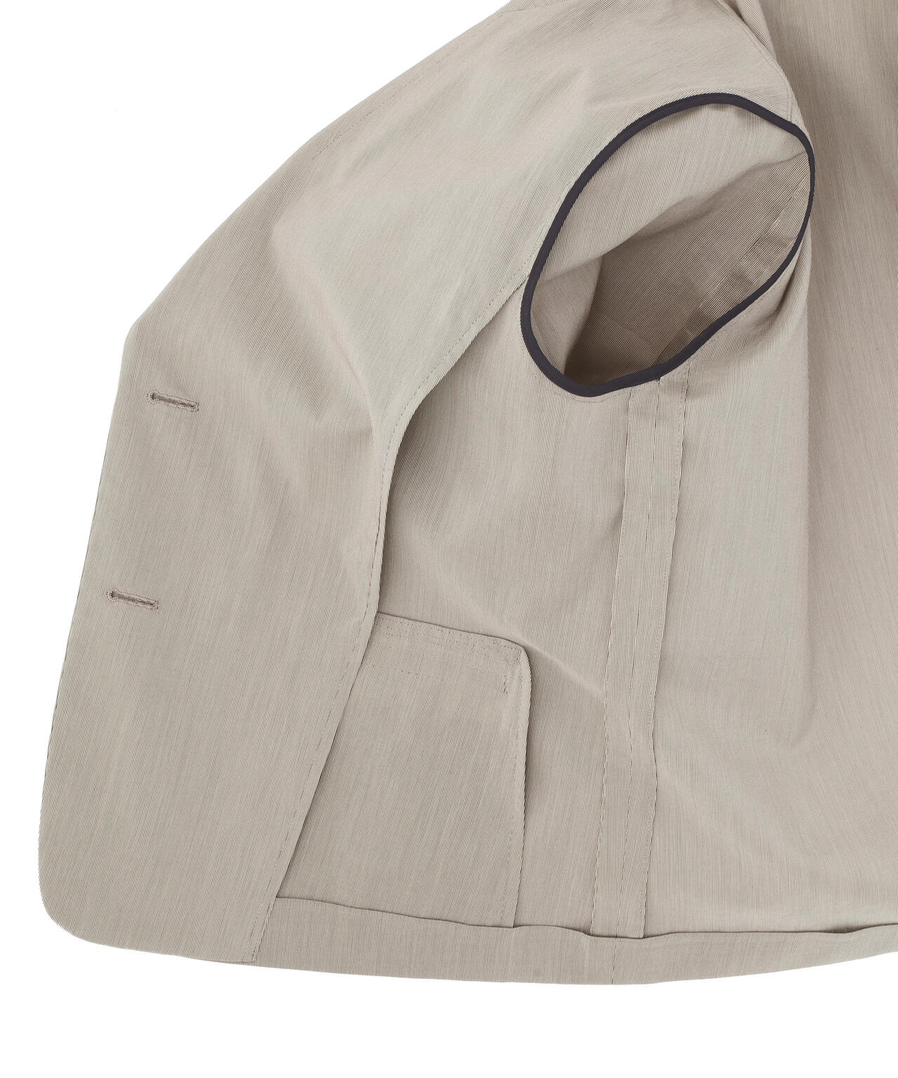 FINE STRIPE COTTON SILK JACKET | MARGARET HOWELL（マーガレット