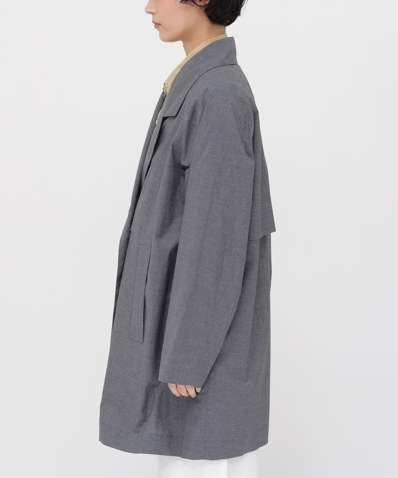 FINE COTTON COATING COAT | MARGARET HOWELL（マーガレット・ハウエル