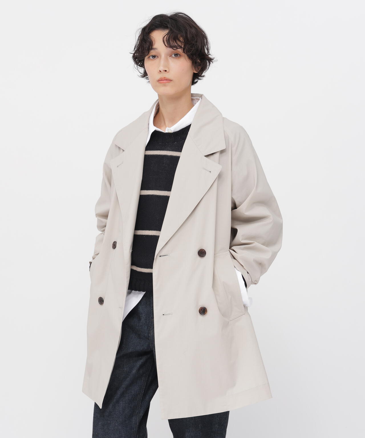FINE COTTON COATING COAT | MARGARET HOWELL（マーガレット・ハウエル