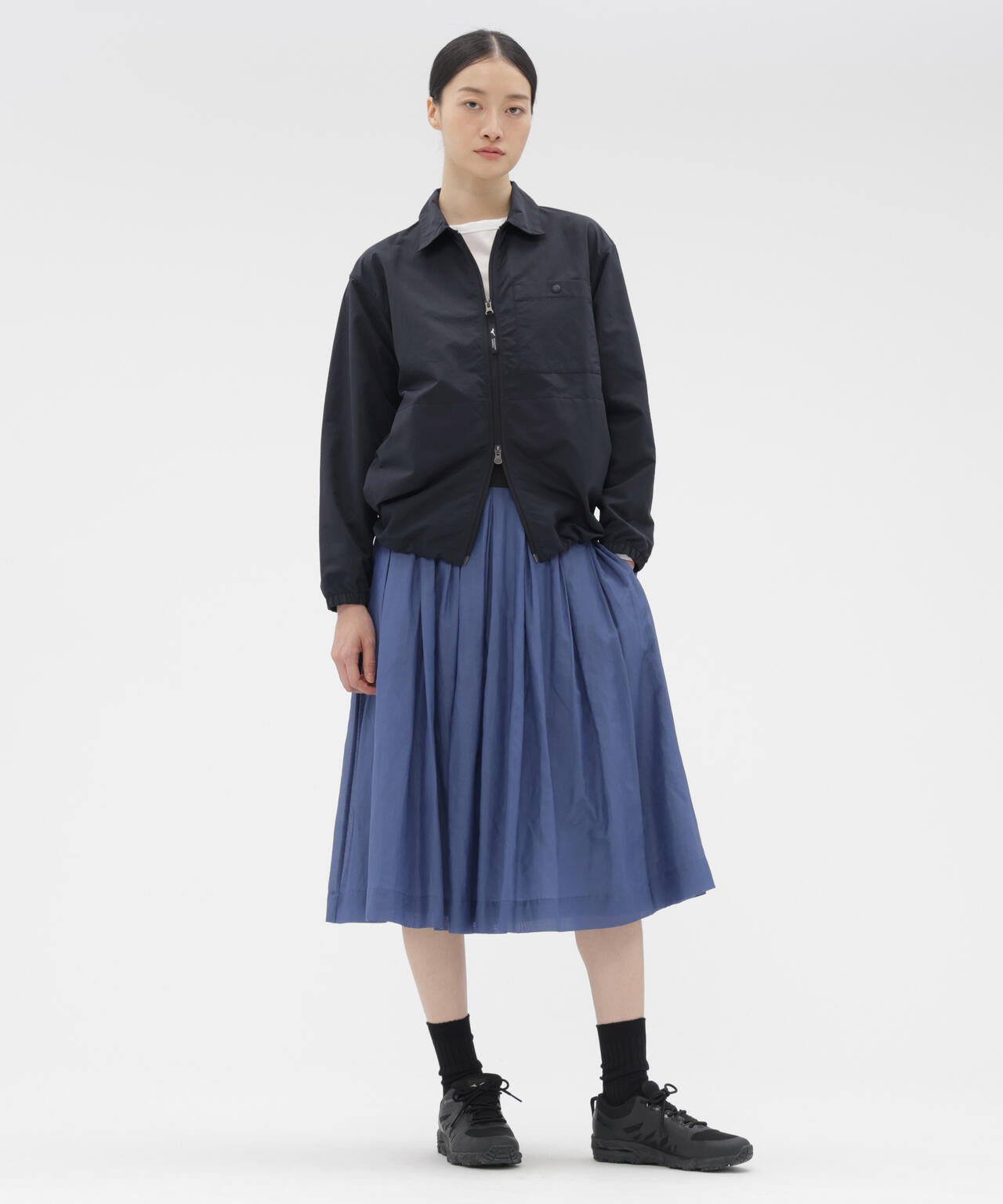 SHEER COTTON SILK SKIRT | MARGARET HOWELL（マーガレット・ハウエル