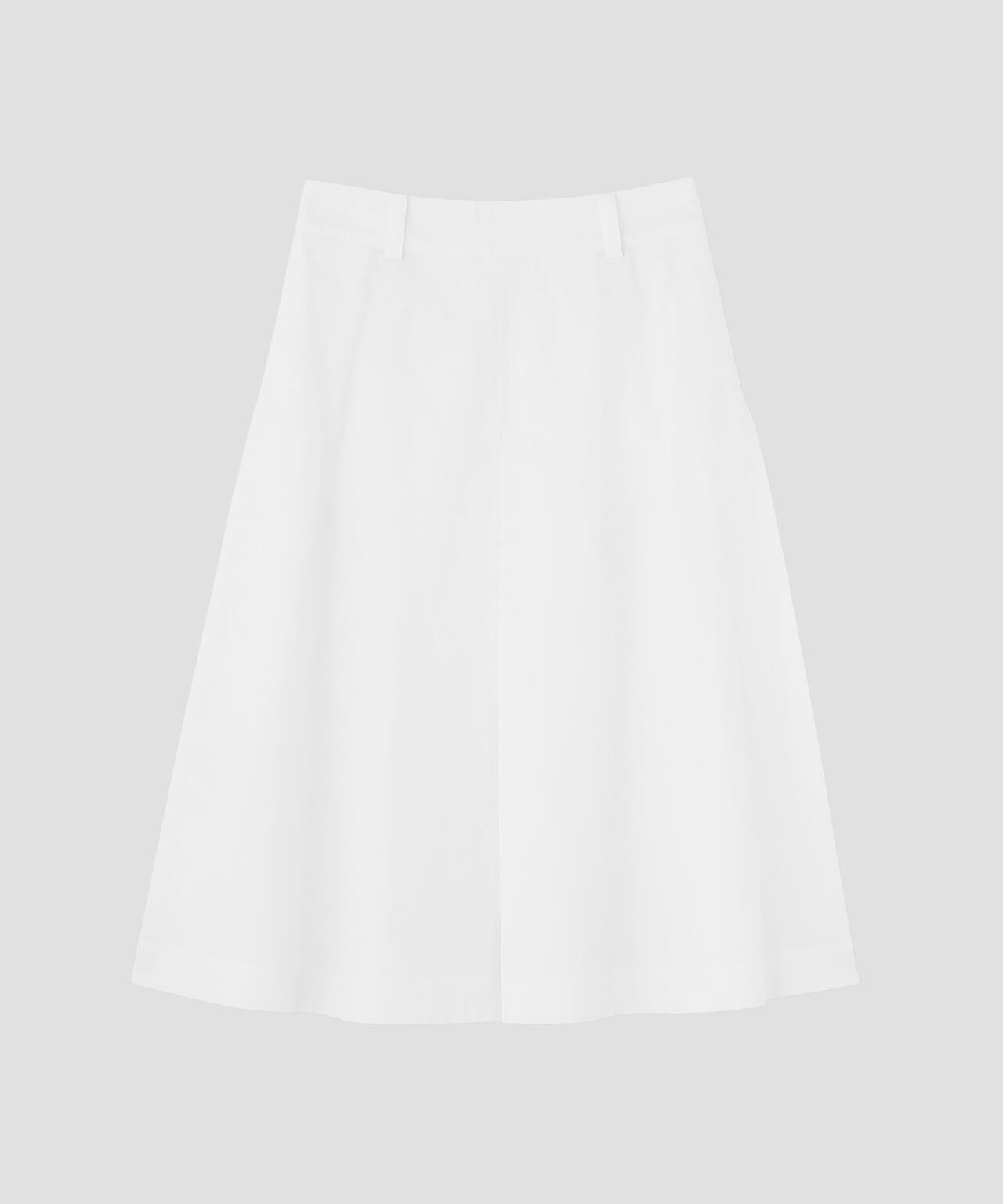STIFF COTTON TWILL SKIRT