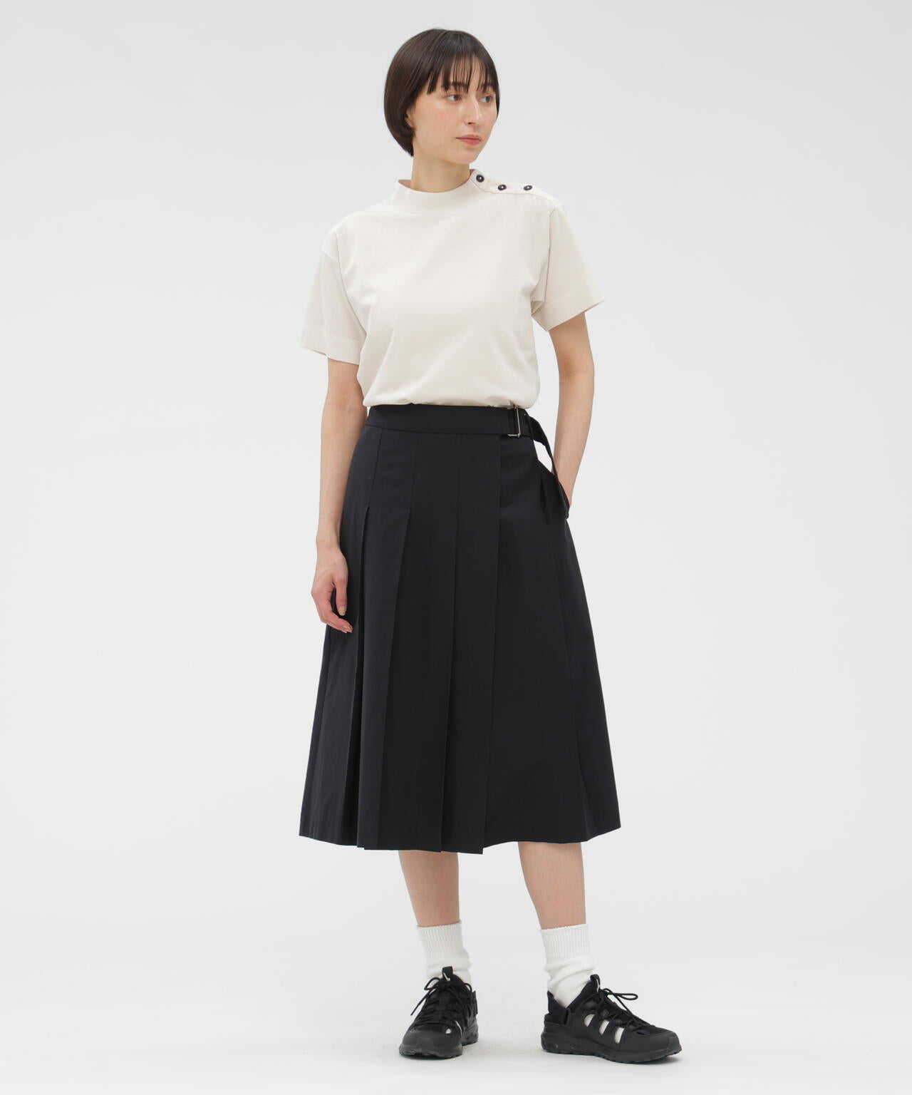 LIGHT COTTON POPLIN SKIRT | MARGARET HOWELL（マーガレット