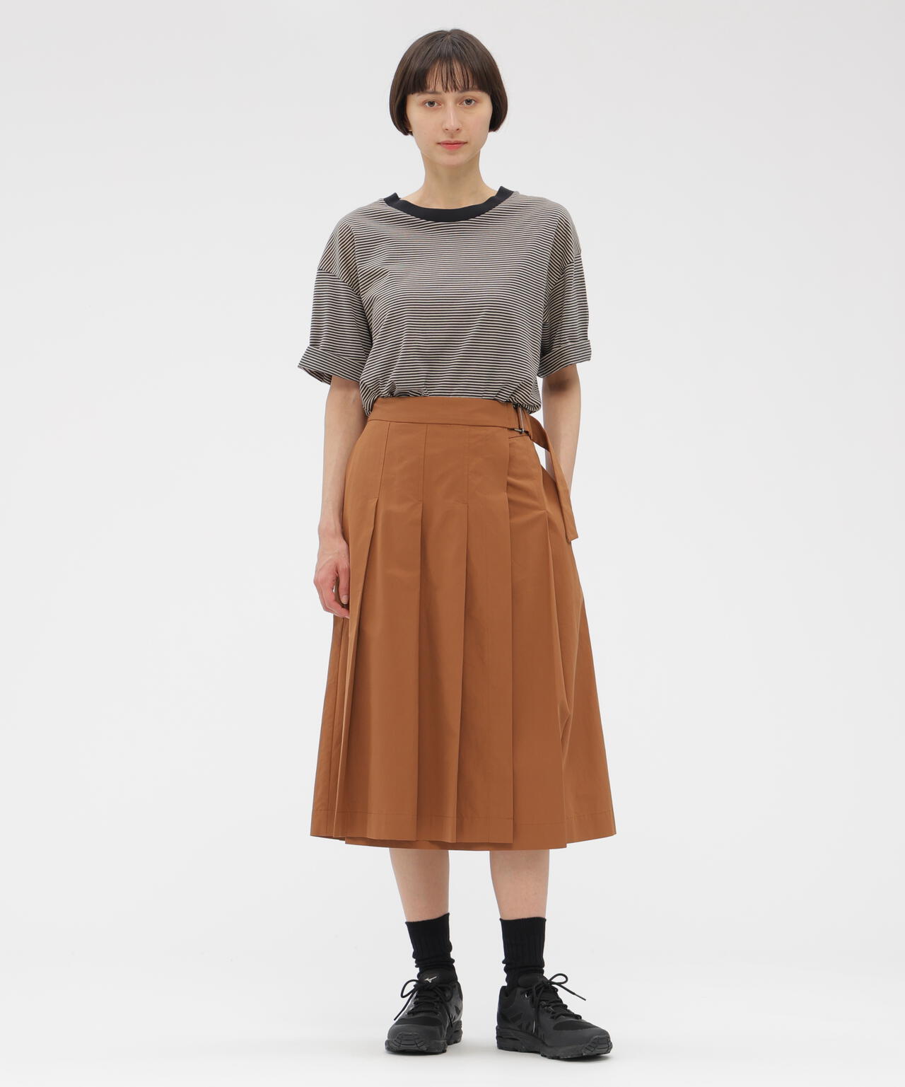 LIGHT COTTON POPLIN SKIRT | MARGARET HOWELL（マーガレット
