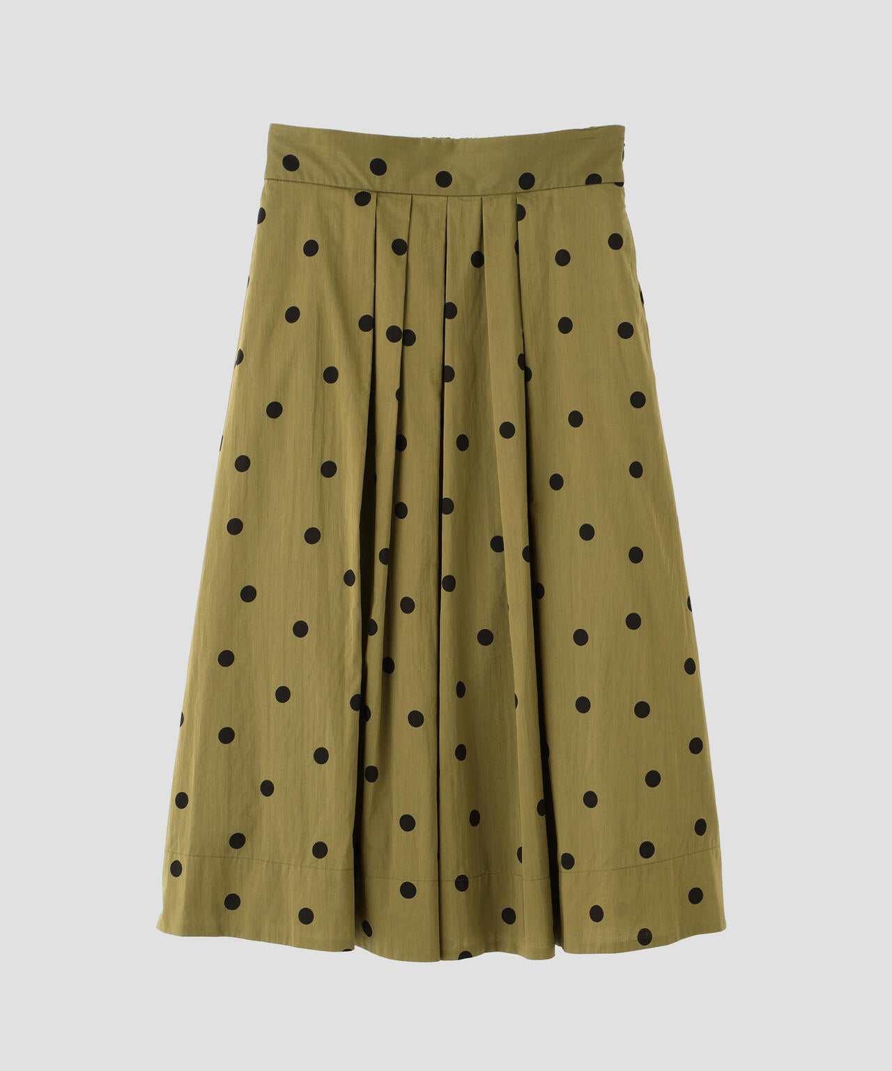 POLKA DOT COTTON POPLIN SKIRT | MARGARET HOWELL（マーガレット
