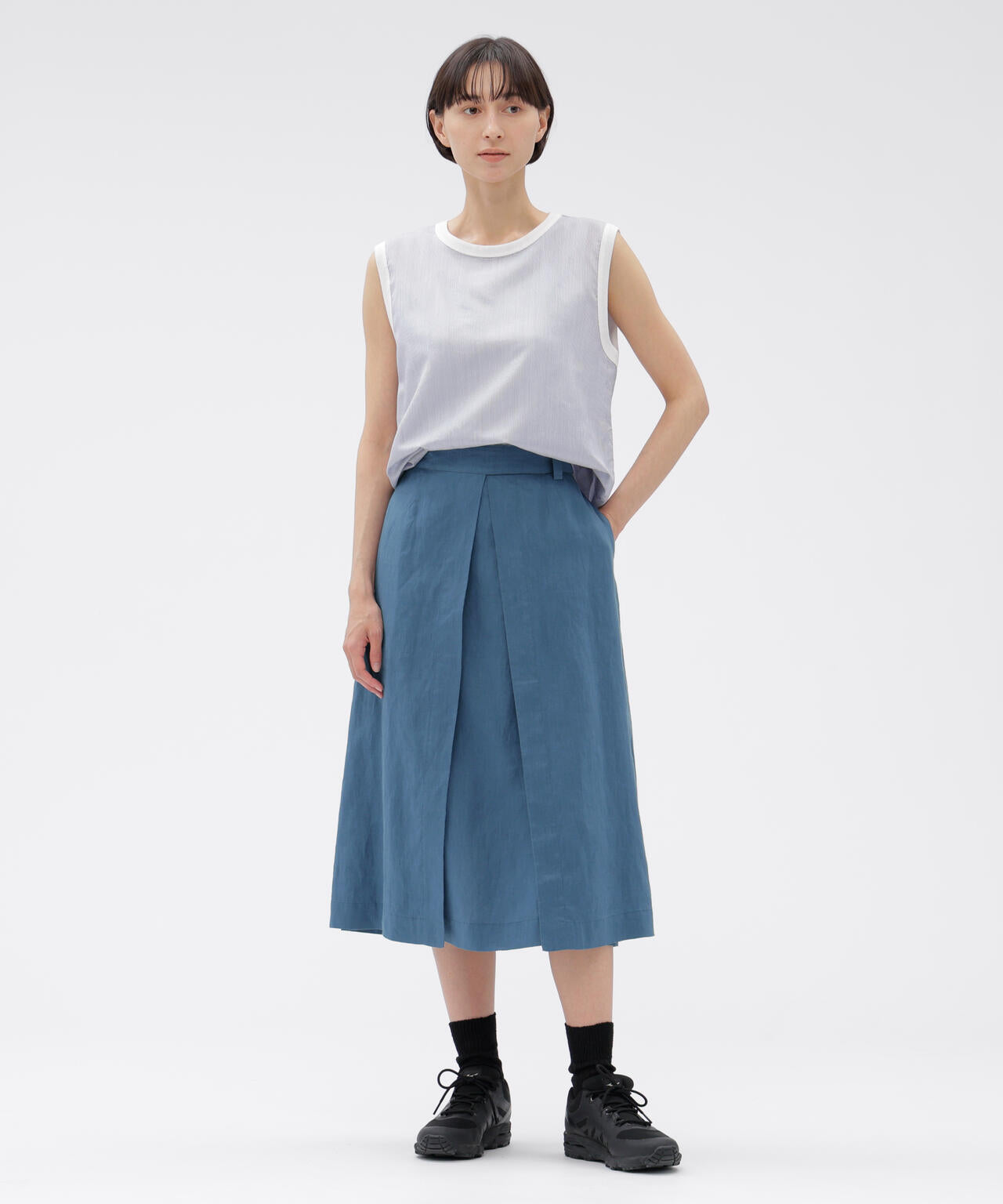 LIGHTWEIGHT LINEN SKIRT | MARGARET HOWELL（マーガレット・ハウエル