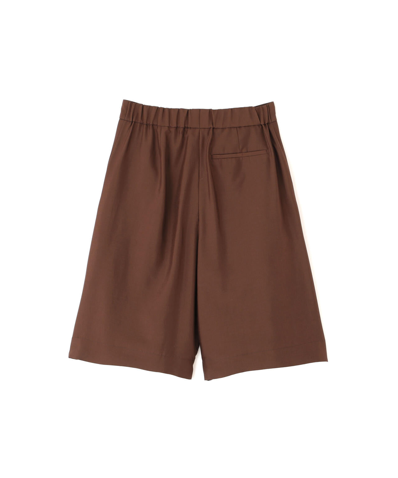 マーガレットハウエル ハーフパンツ トラウザーズ ブラウン MATT SILK TROUSERS | MARGARET HOWELL（マーガレット・ハウエル