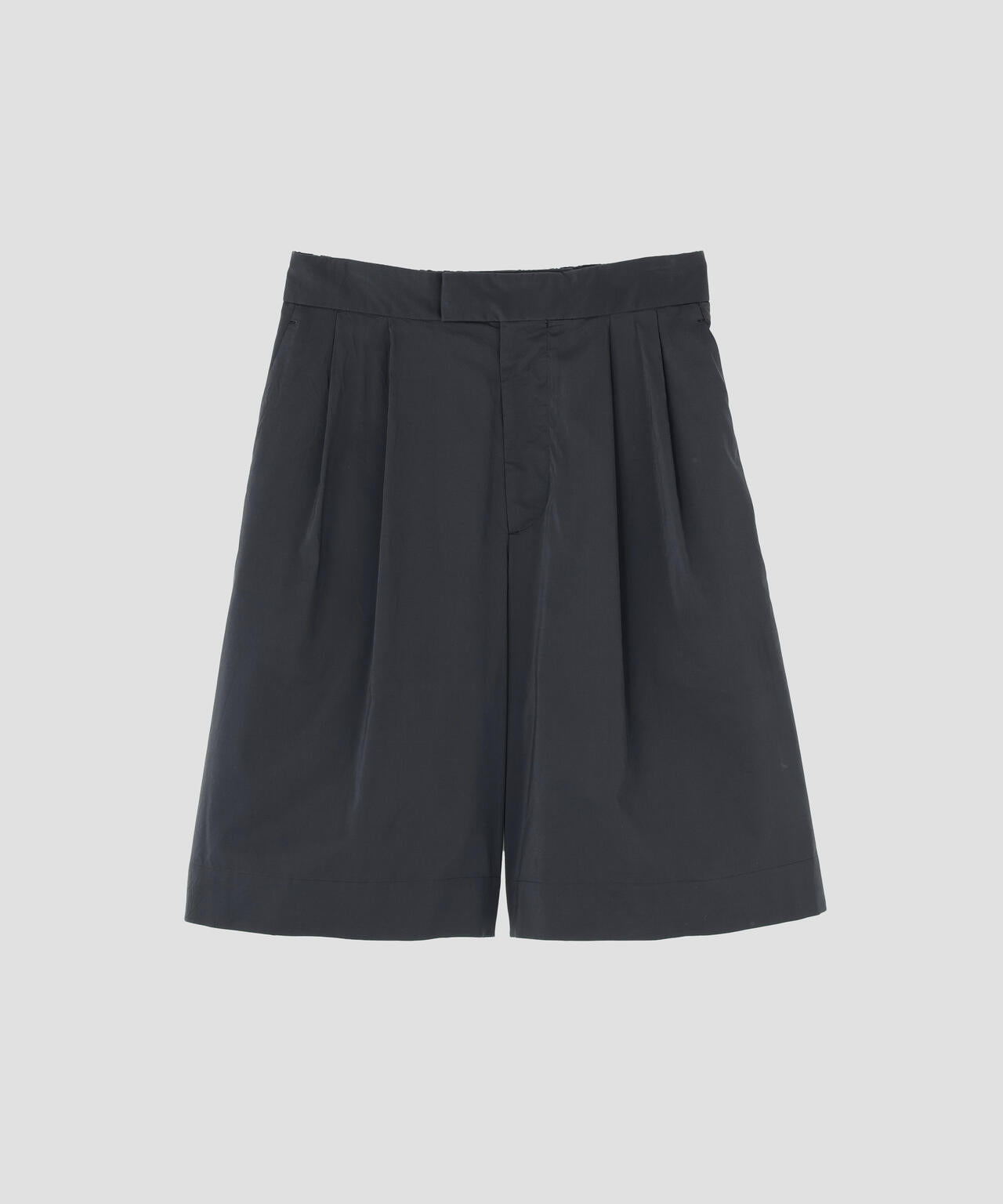 FINE STRIPE COTTON SILK TROUSERS