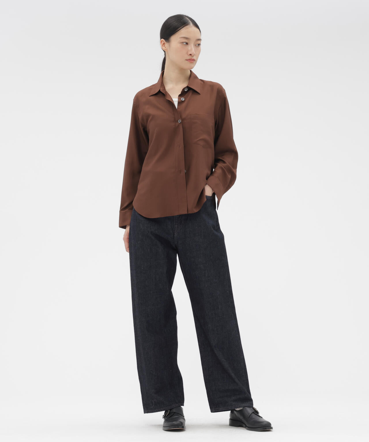 LIGHT DENIM TROUSERS