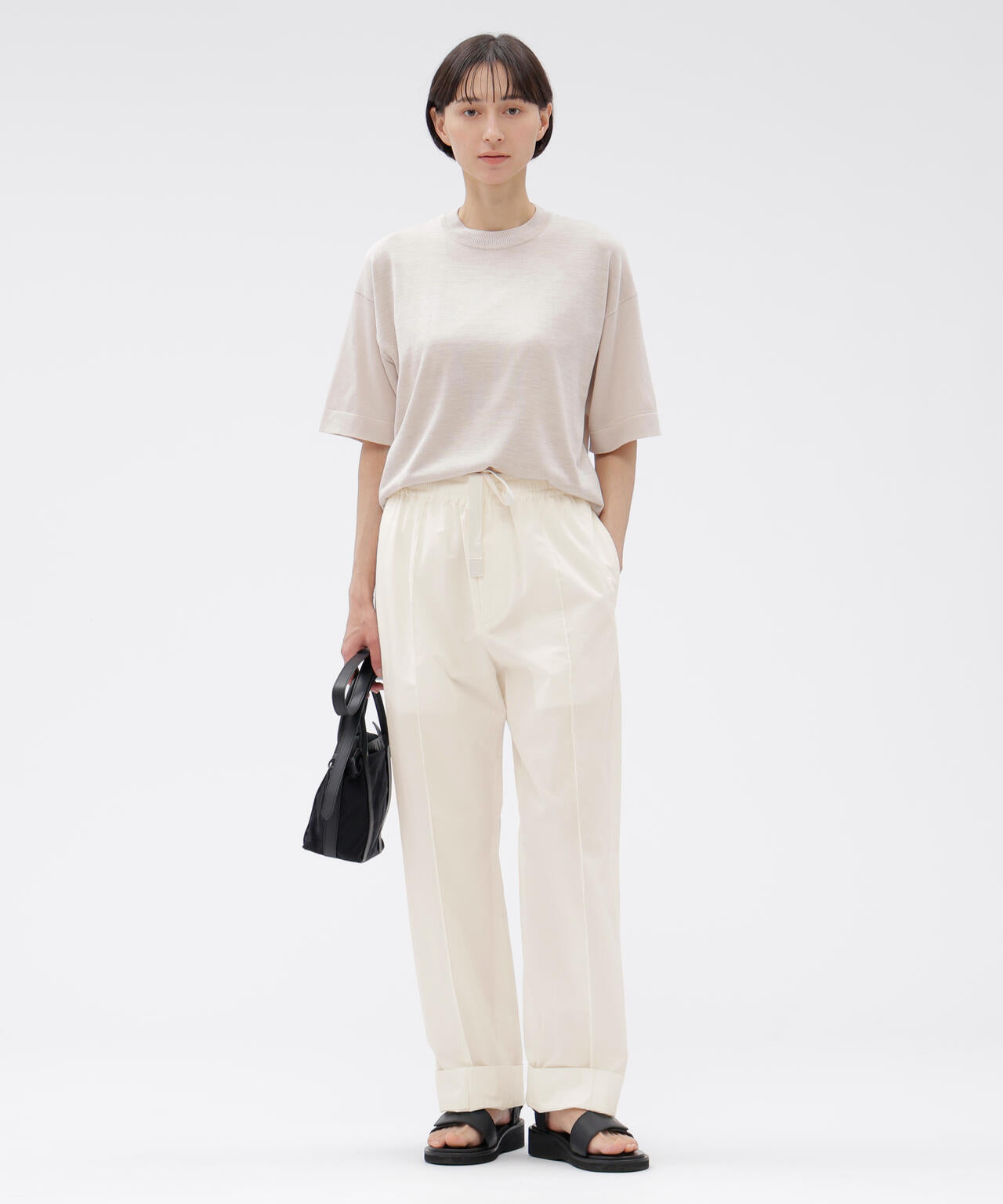 LIGHT COTTON TWILL TROUSERS