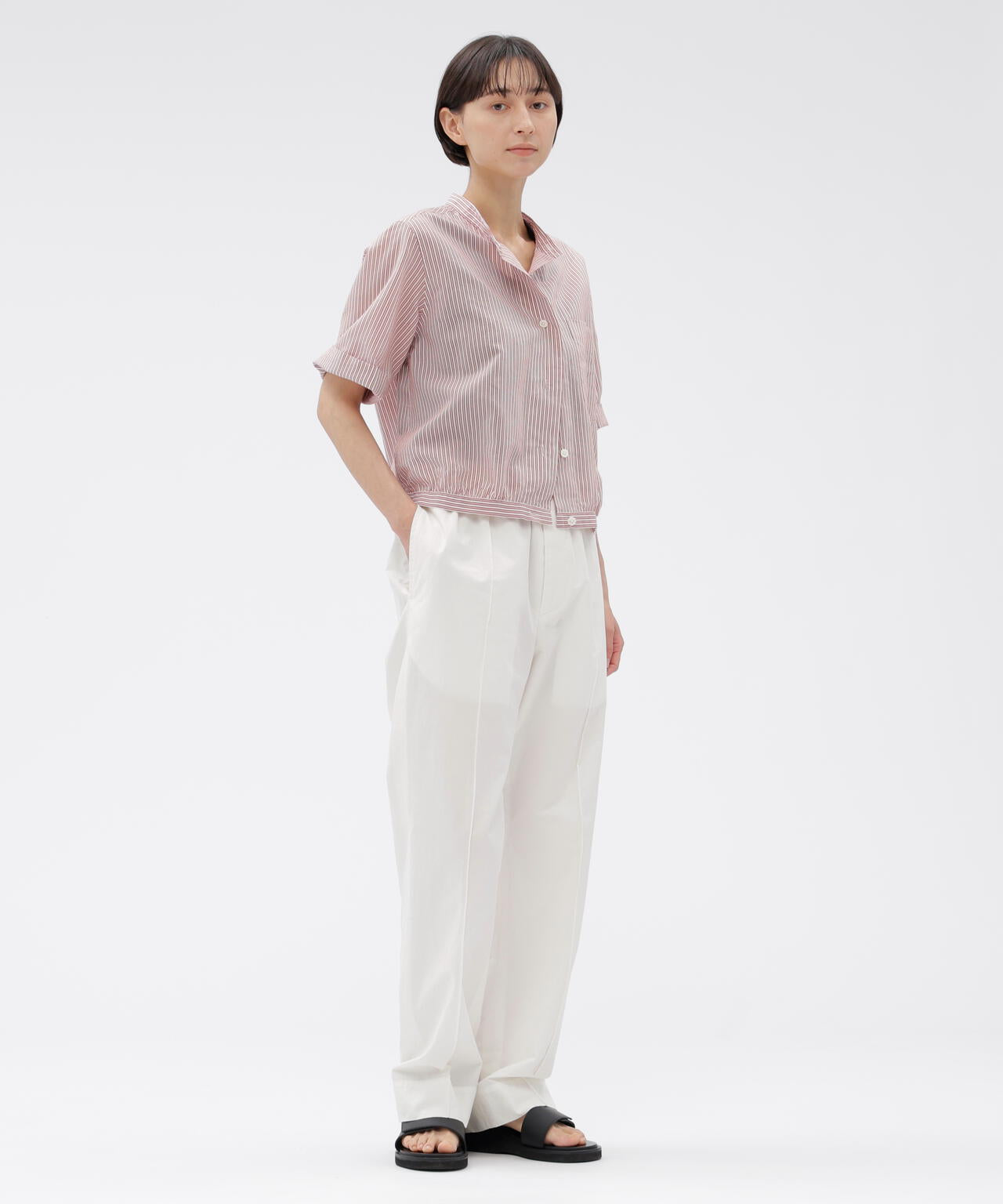 LIGHT COTTON TWILL TROUSERS | MARGARET HOWELL（マーガレット