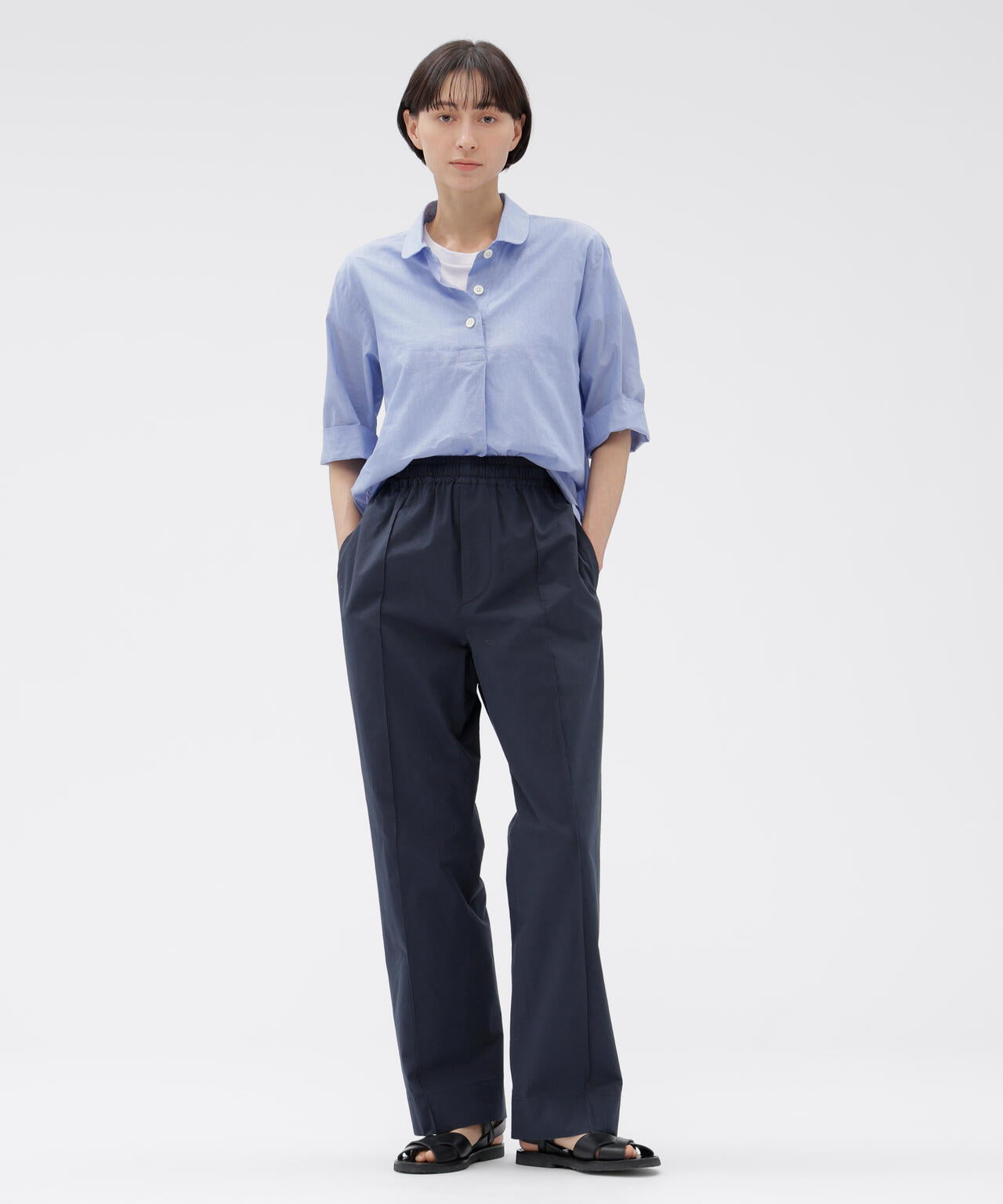 LIGHT COTTON TWILL TROUSERS | MARGARET HOWELL（マーガレット