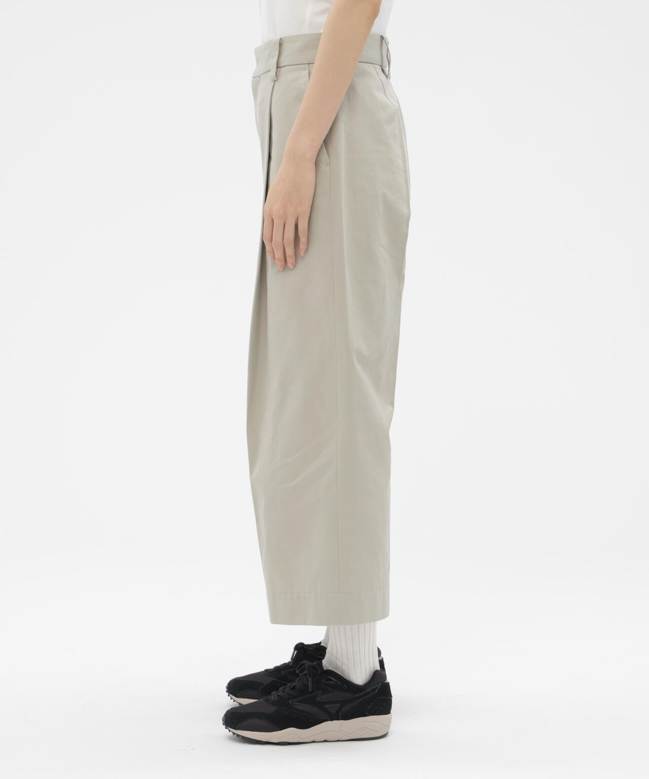 マーガレットハウエル 定価3,5万 WASHED COTTON TWILL COTTON TWILL TROUSERS | MARGARET HOWELL（マーガレット・ハウエル