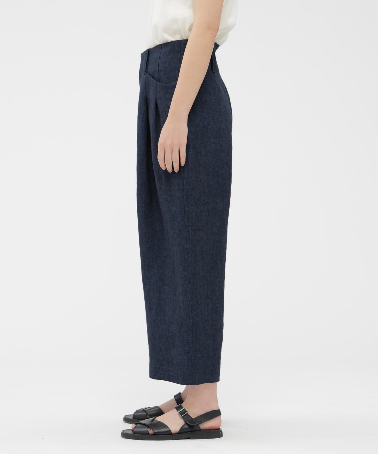 FADED LINEN TROUSERS | MARGARET HOWELL（マーガレット・ハウエル
