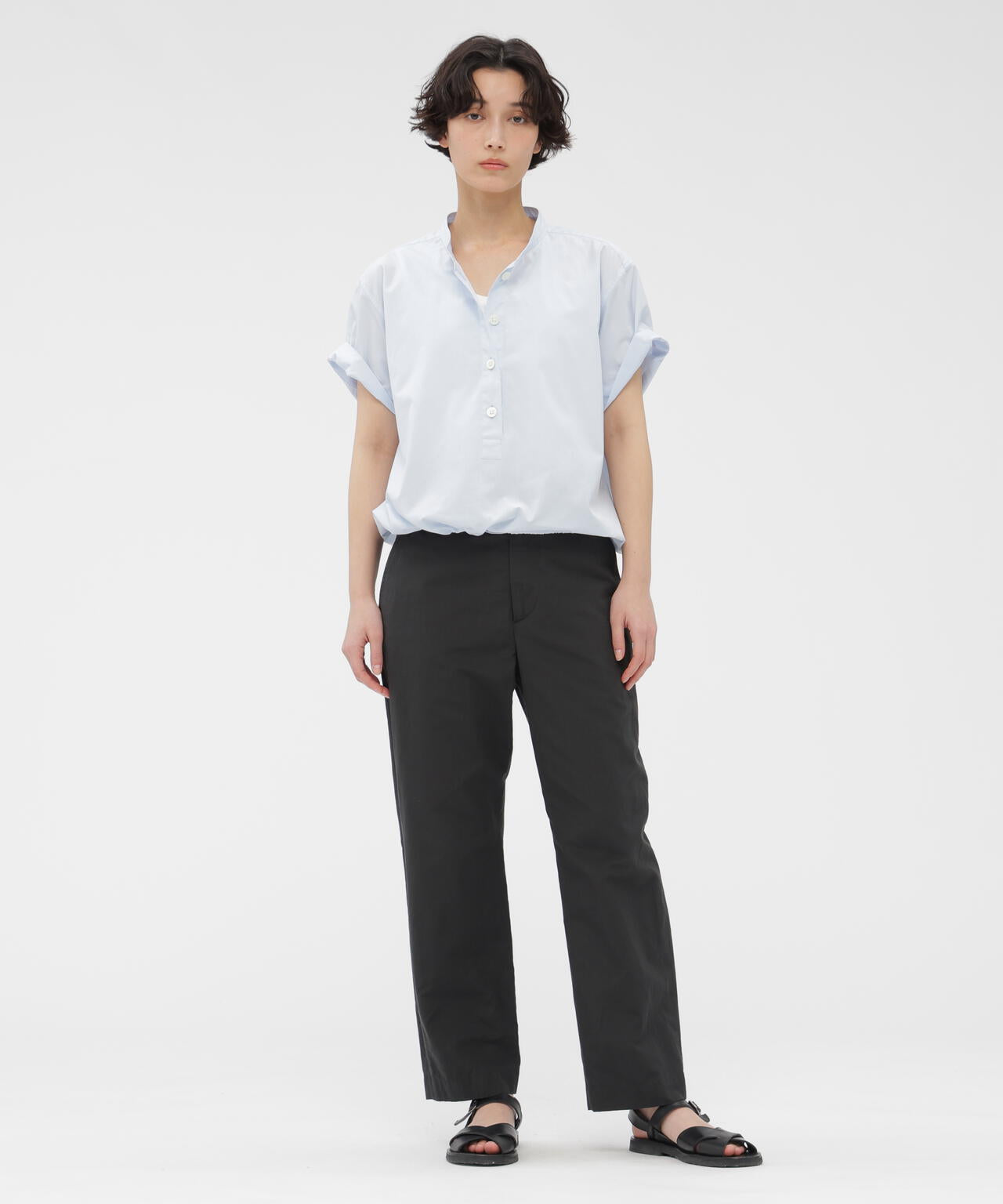 マーガレットハウエル COTTON LINEN TWILL パンツ COTTON LINEN TROUSERS | MARGARET HOWELL（マーガレット・ハウエル