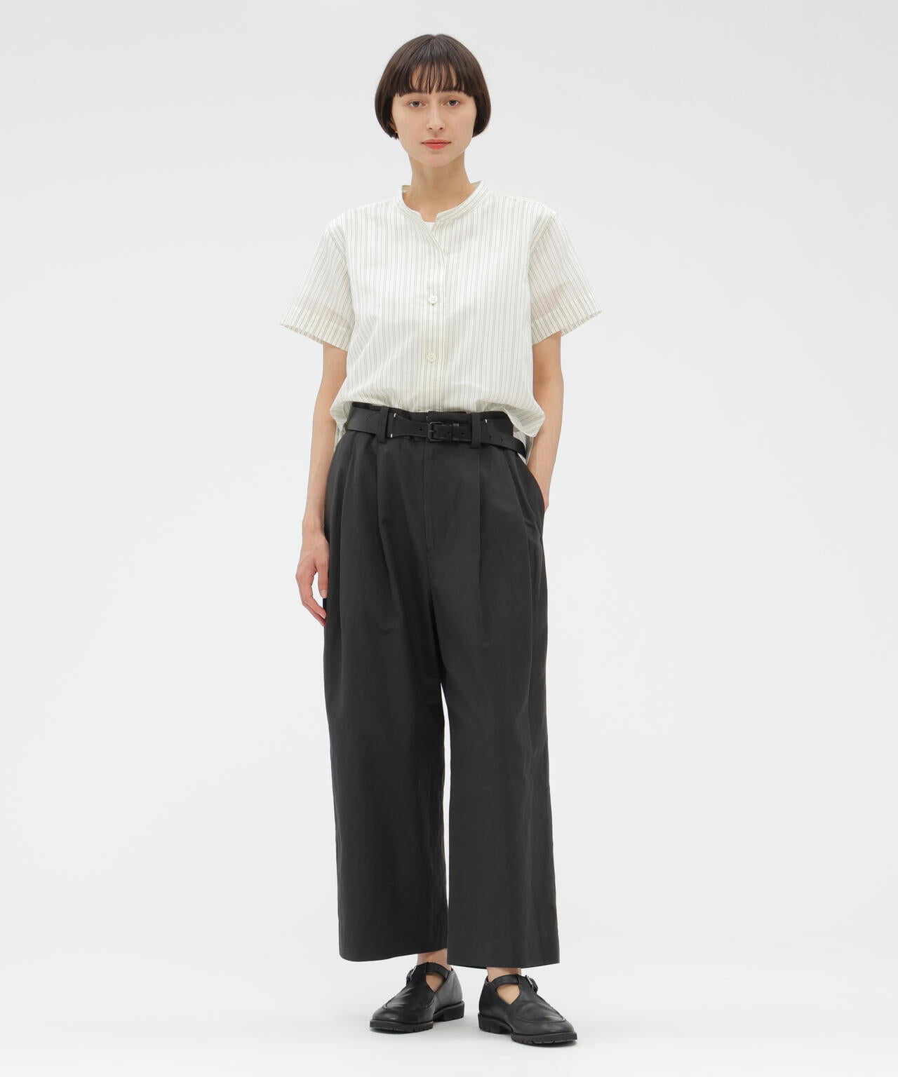 COTTON LINEN TROUSERS | MARGARET HOWELL（マーガレット・ハウエル