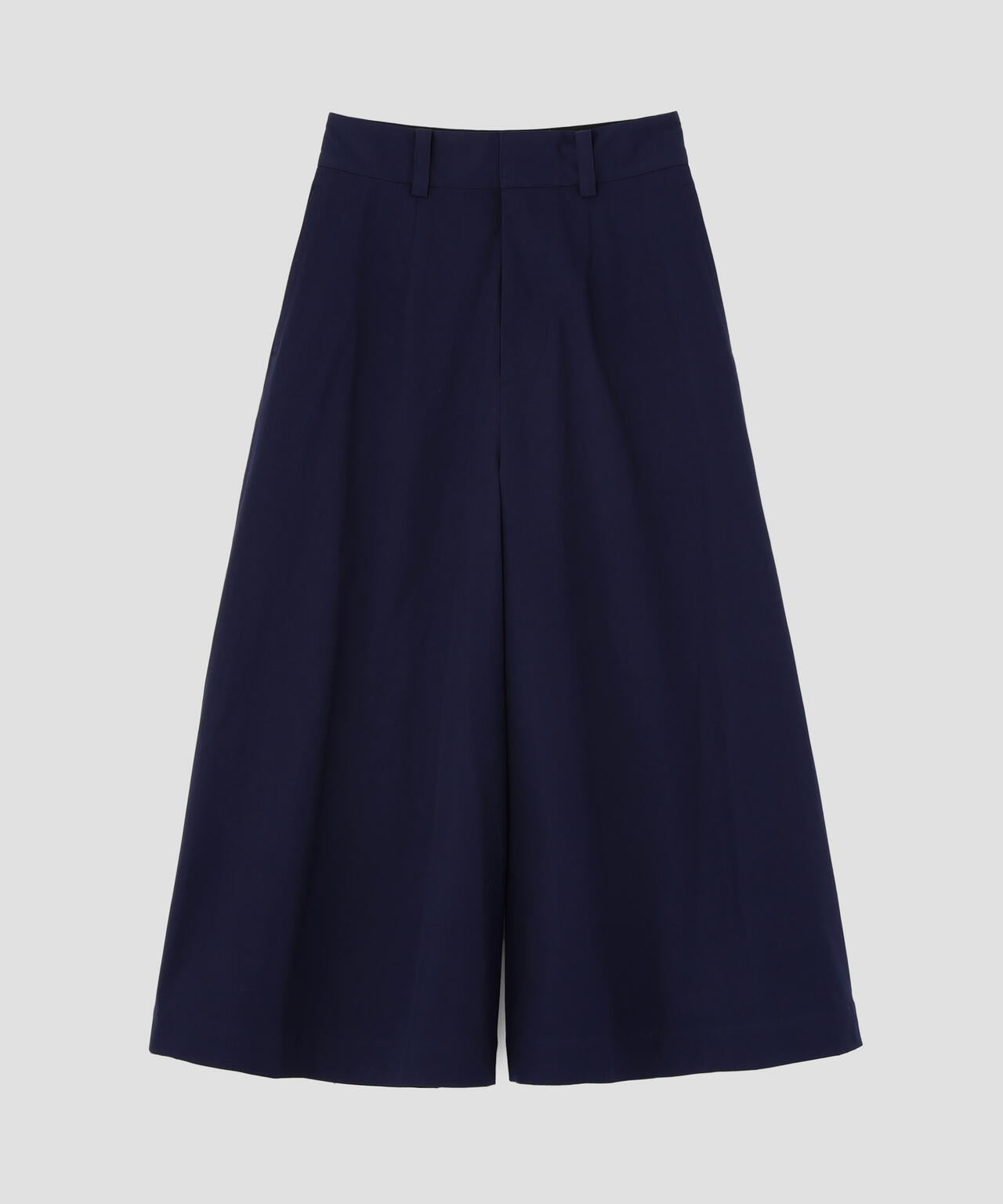 STIFF COTTON TWILL TROUSERS